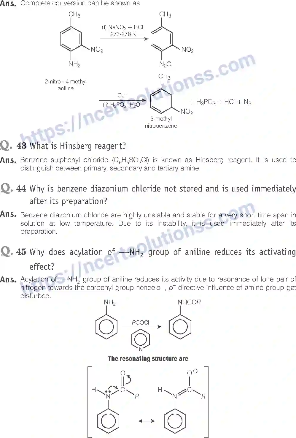 NCERT-Exemplar-Solution-Class-12-Chemistry-Amines-42-page-17