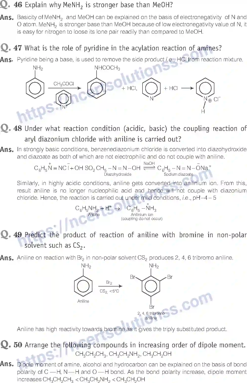 NCERT-Exemplar-Solution-Class-12-Chemistry-Amines-42-page-18