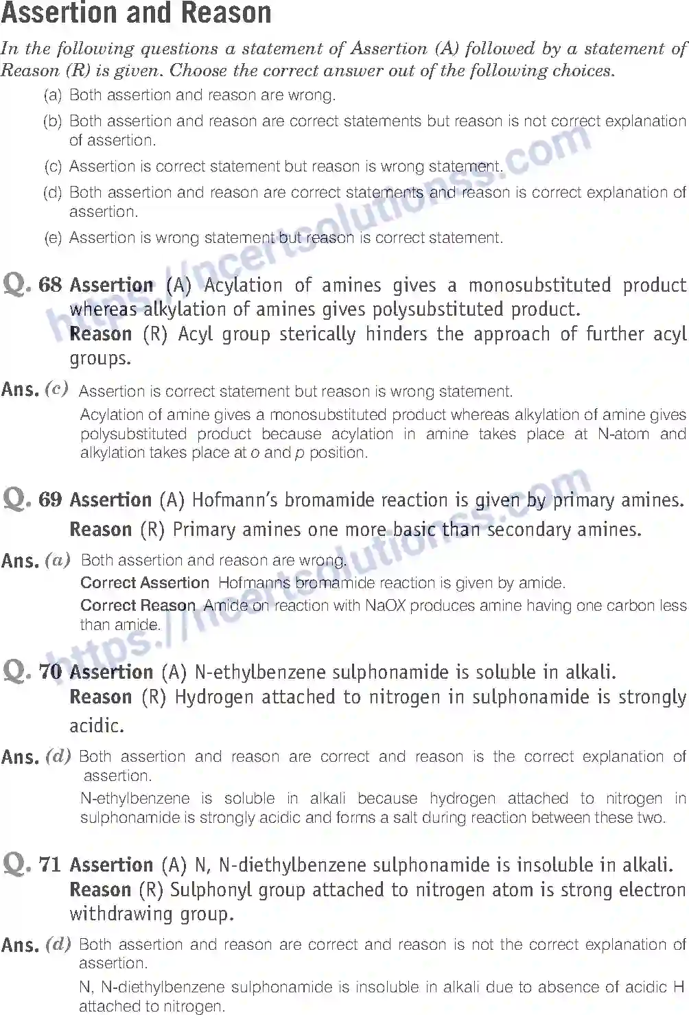 NCERT-Exemplar-Solution-Class-12-Chemistry-Amines-42-page-27