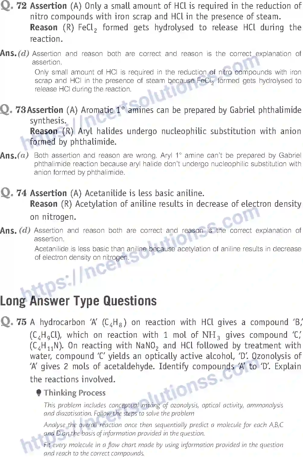 NCERT-Exemplar-Solution-Class-12-Chemistry-Amines-42-page-28