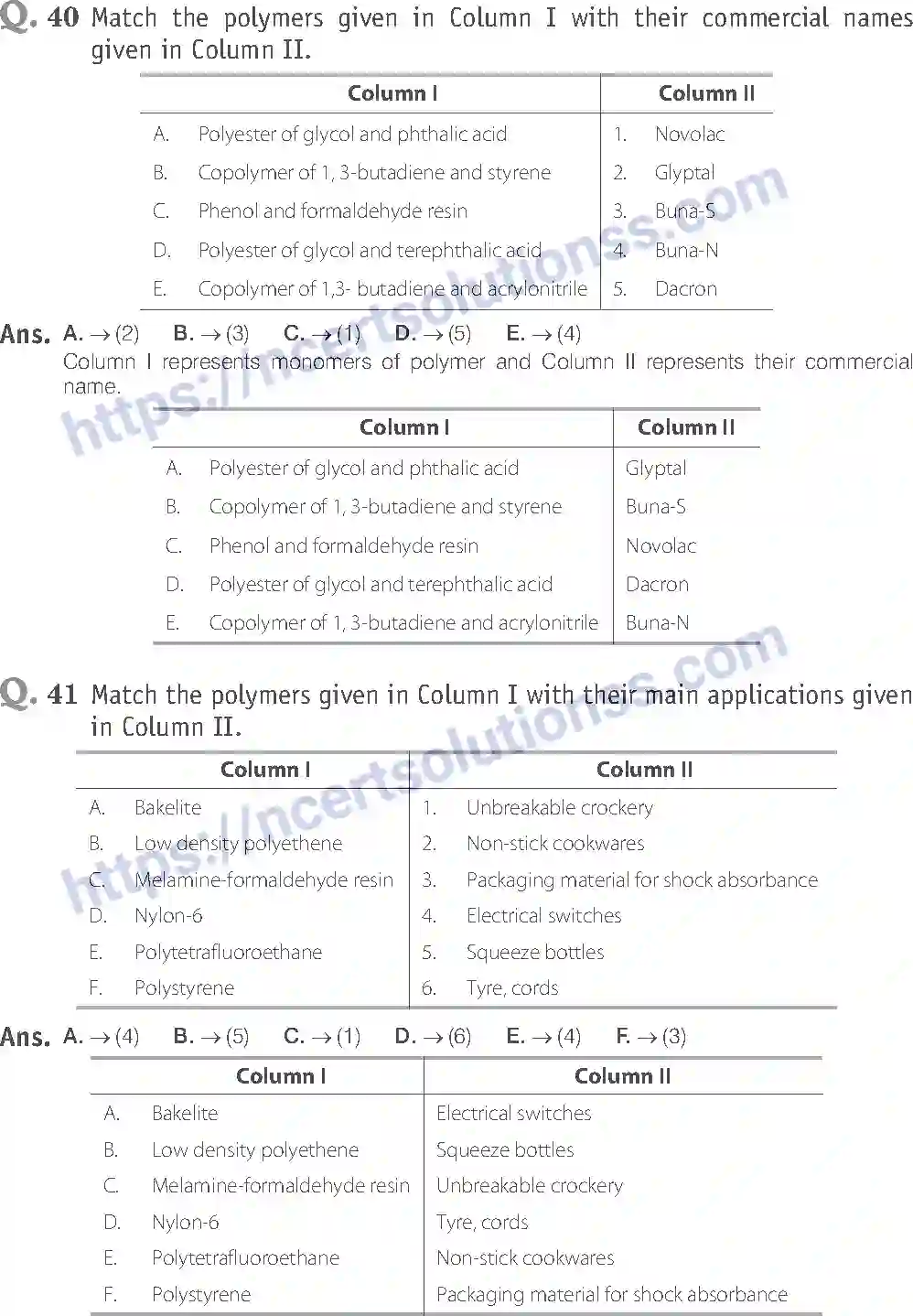 NCERT-Exemplar-Solution-Class-12-Chemistry-Polymer-44-page-13