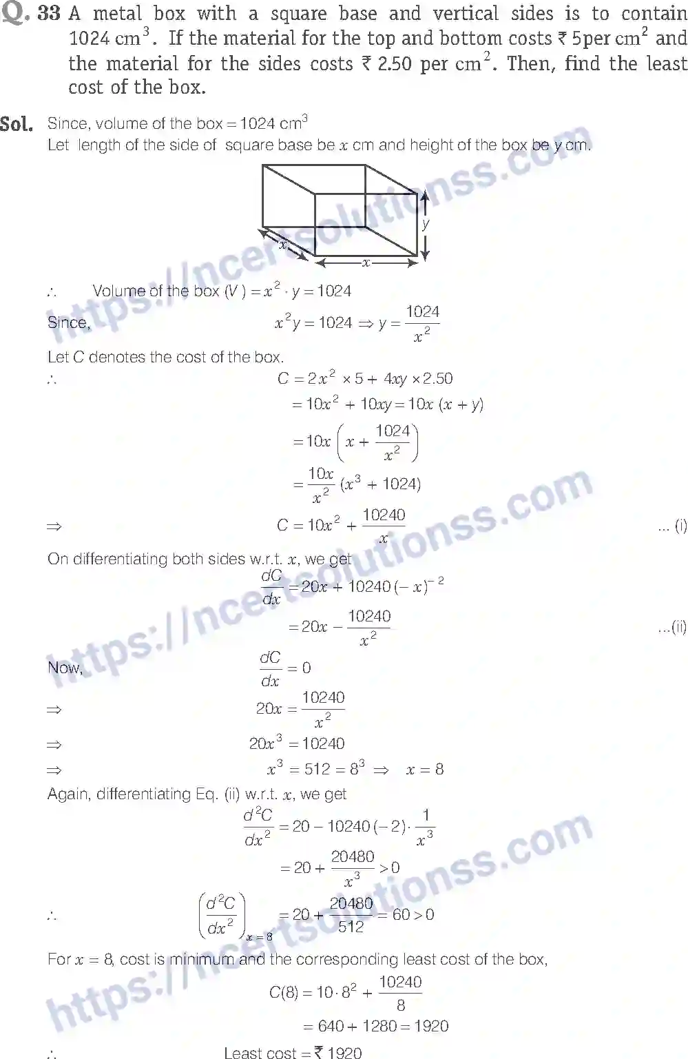 NCERT-Exemplar-Solution-Class-12-Mathematics-Application-of-Derivatives-6-page-25