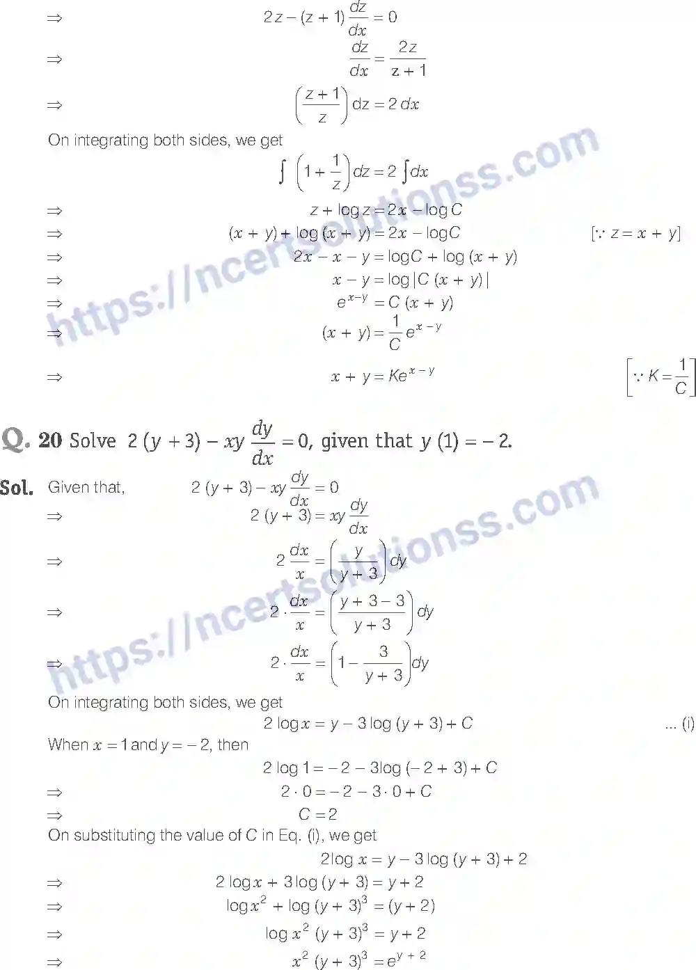 NCERT-Exemplar-Solution-Class-12-Mathematics-Differential-Equations-9-page-11