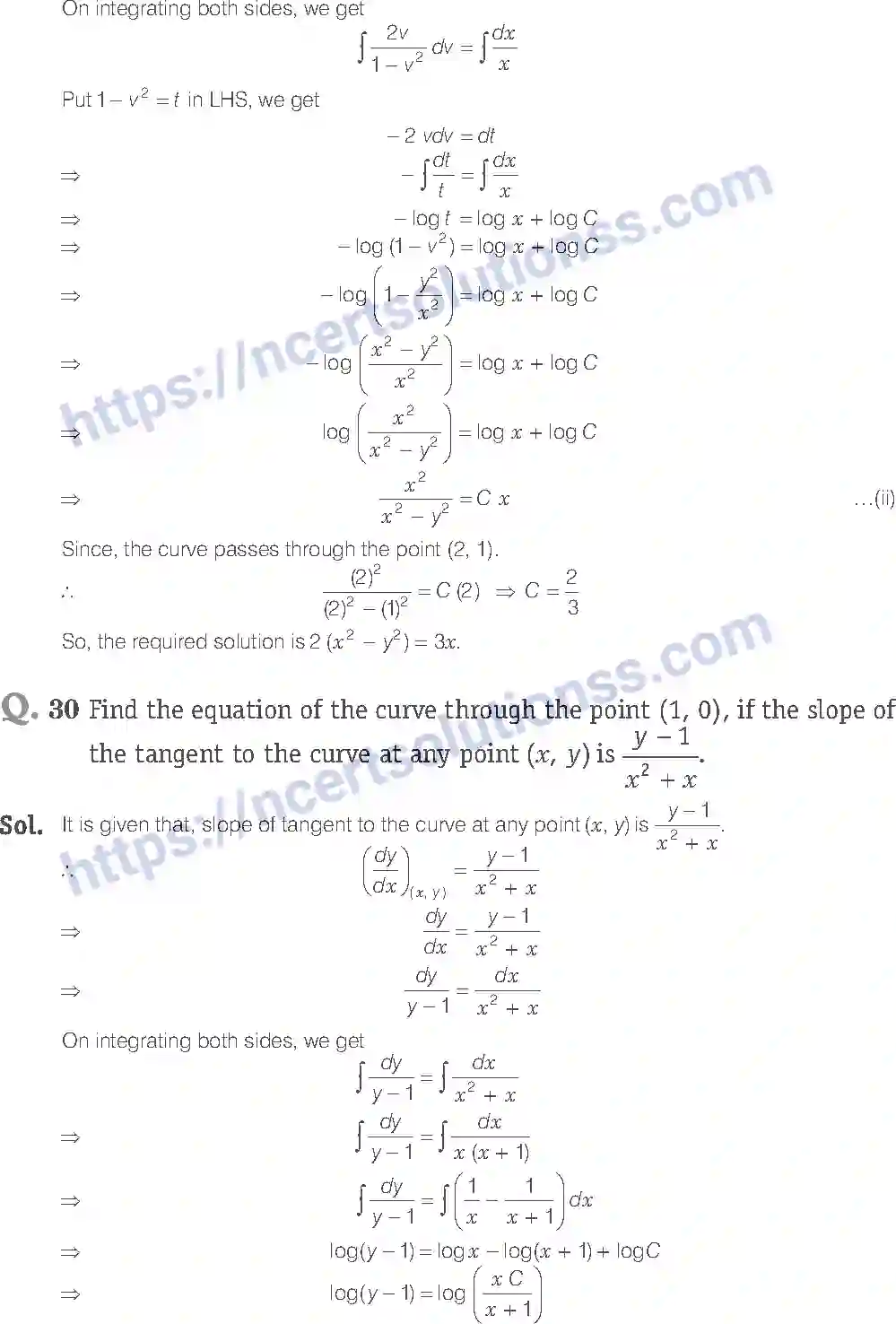 NCERT-Exemplar-Solution-Class-12-Mathematics-Differential-Equations-9-page-18