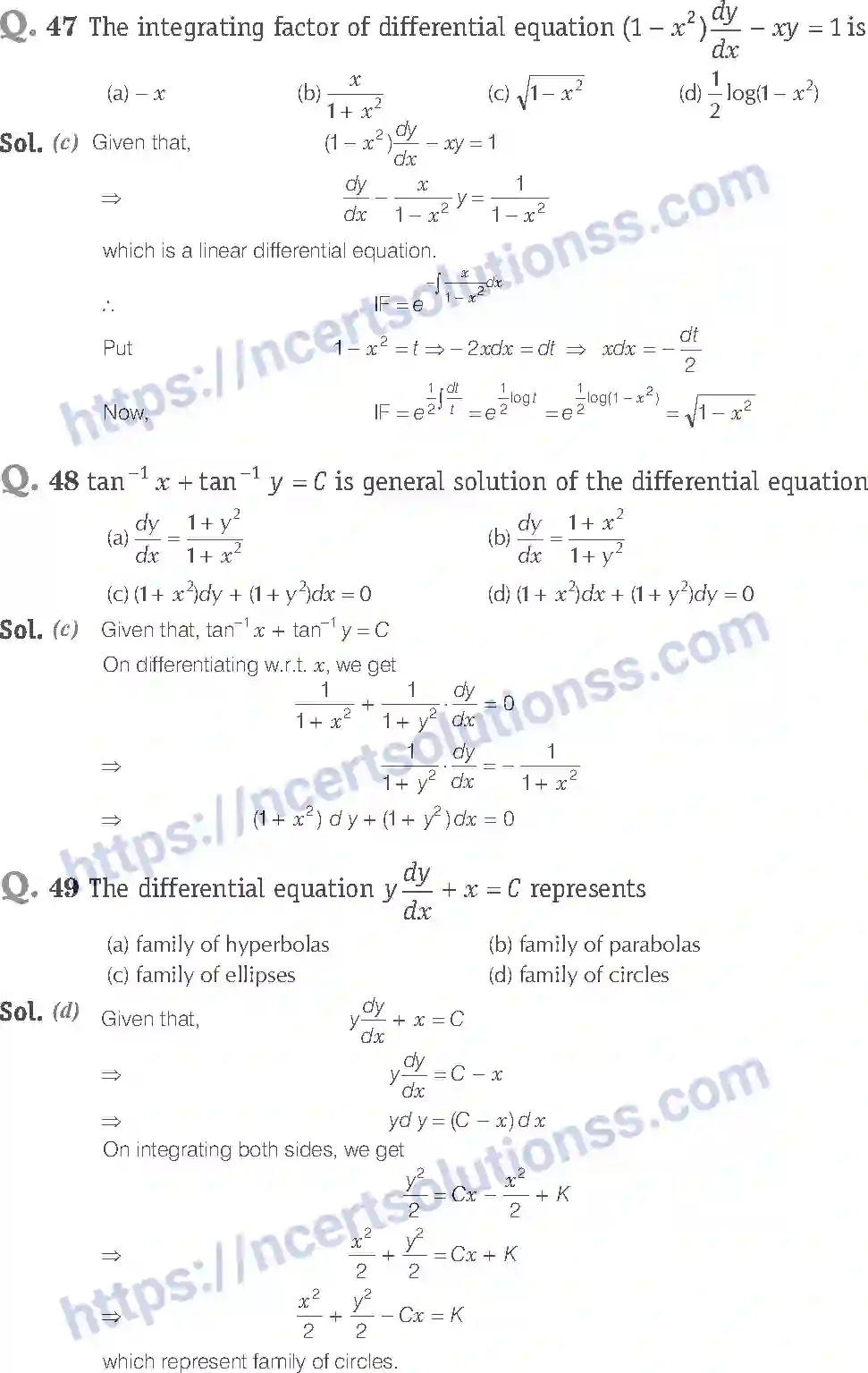 NCERT-Exemplar-Solution-Class-12-Mathematics-Differential-Equations-9-page-26