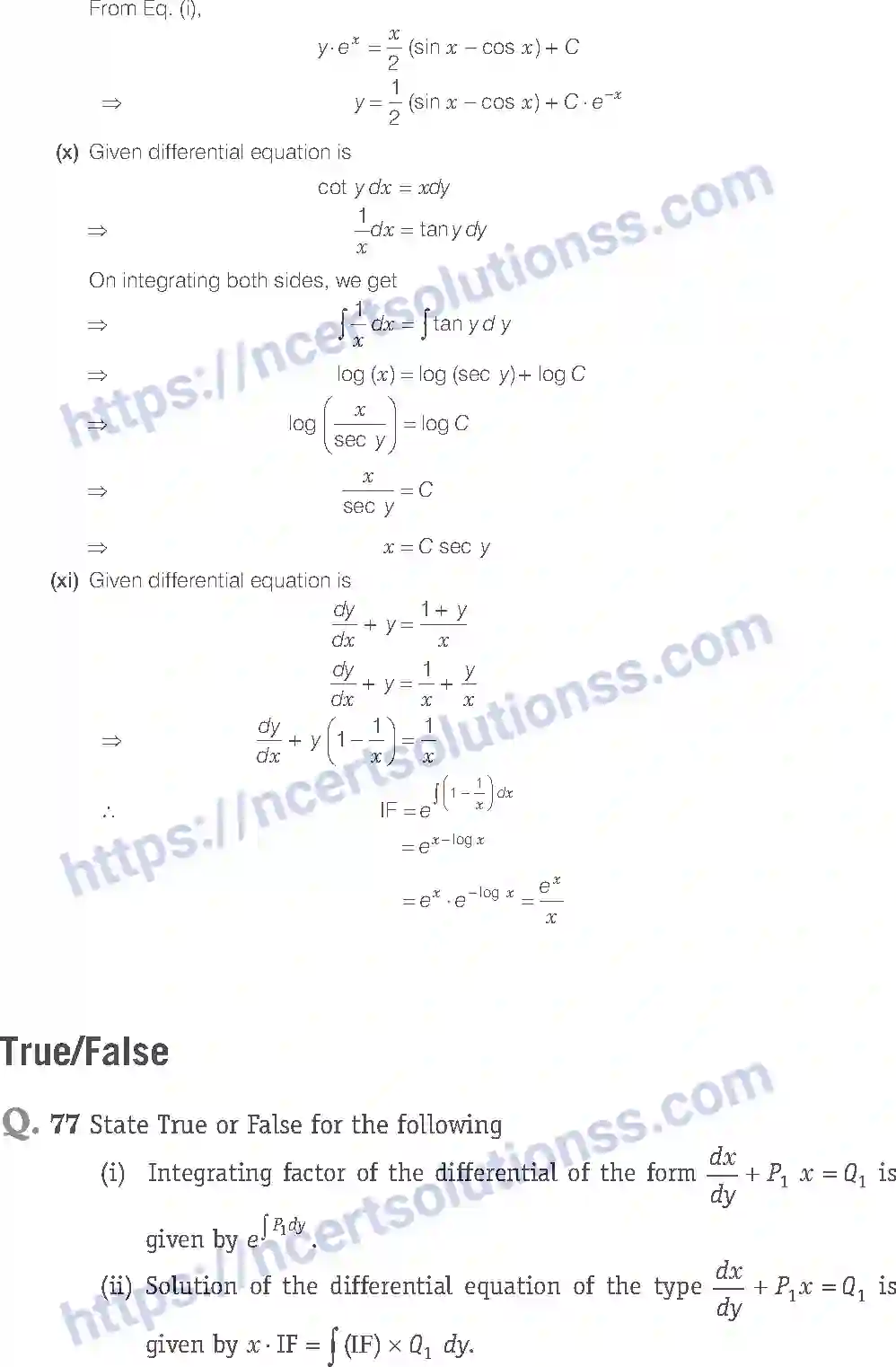 NCERT-Exemplar-Solution-Class-12-Mathematics-Differential-Equations-9-page-40