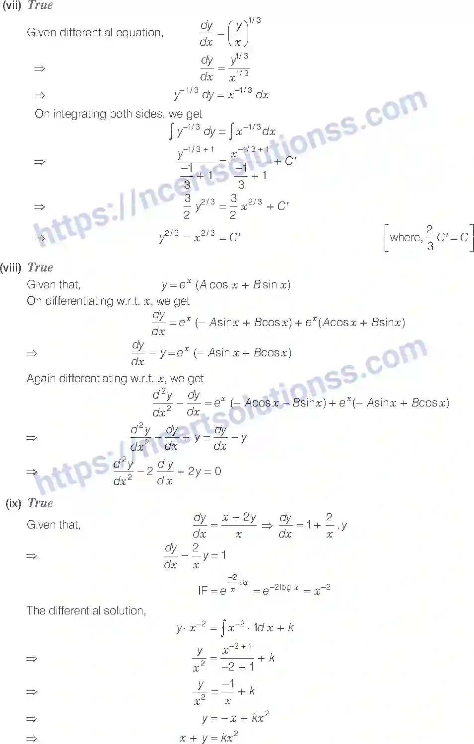 NCERT-Exemplar-Solution-Class-12-Mathematics-Differential-Equations-9-page-42