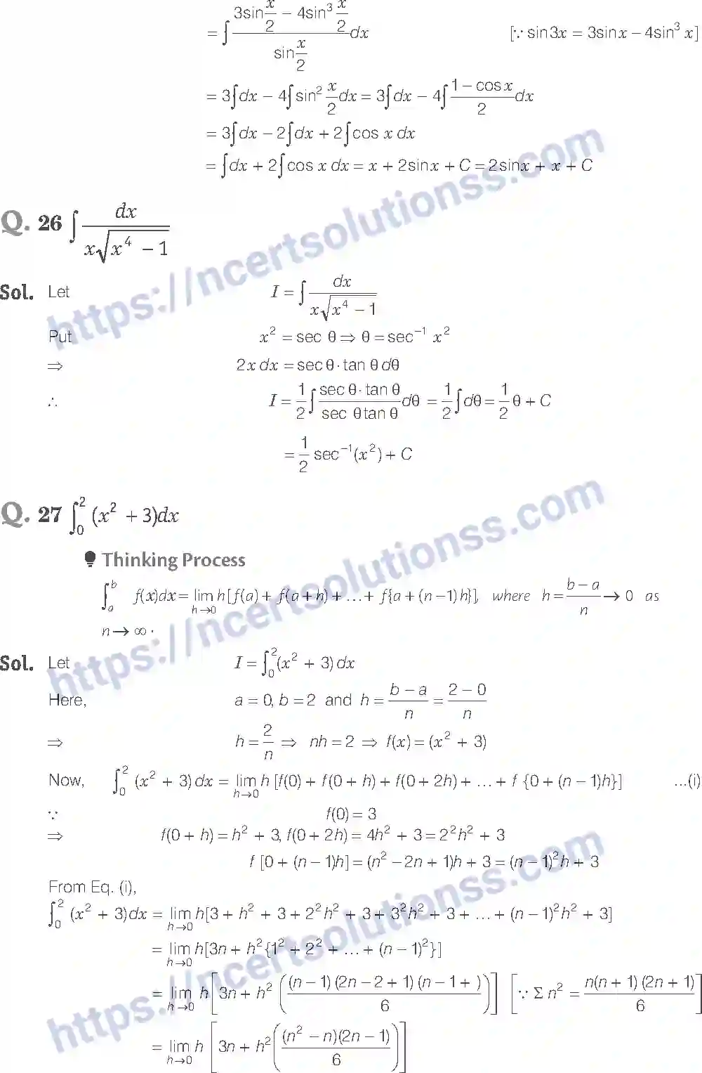 NCERT-Exemplar-Solution-Class-12-Mathematics-Integrals-7-page-11