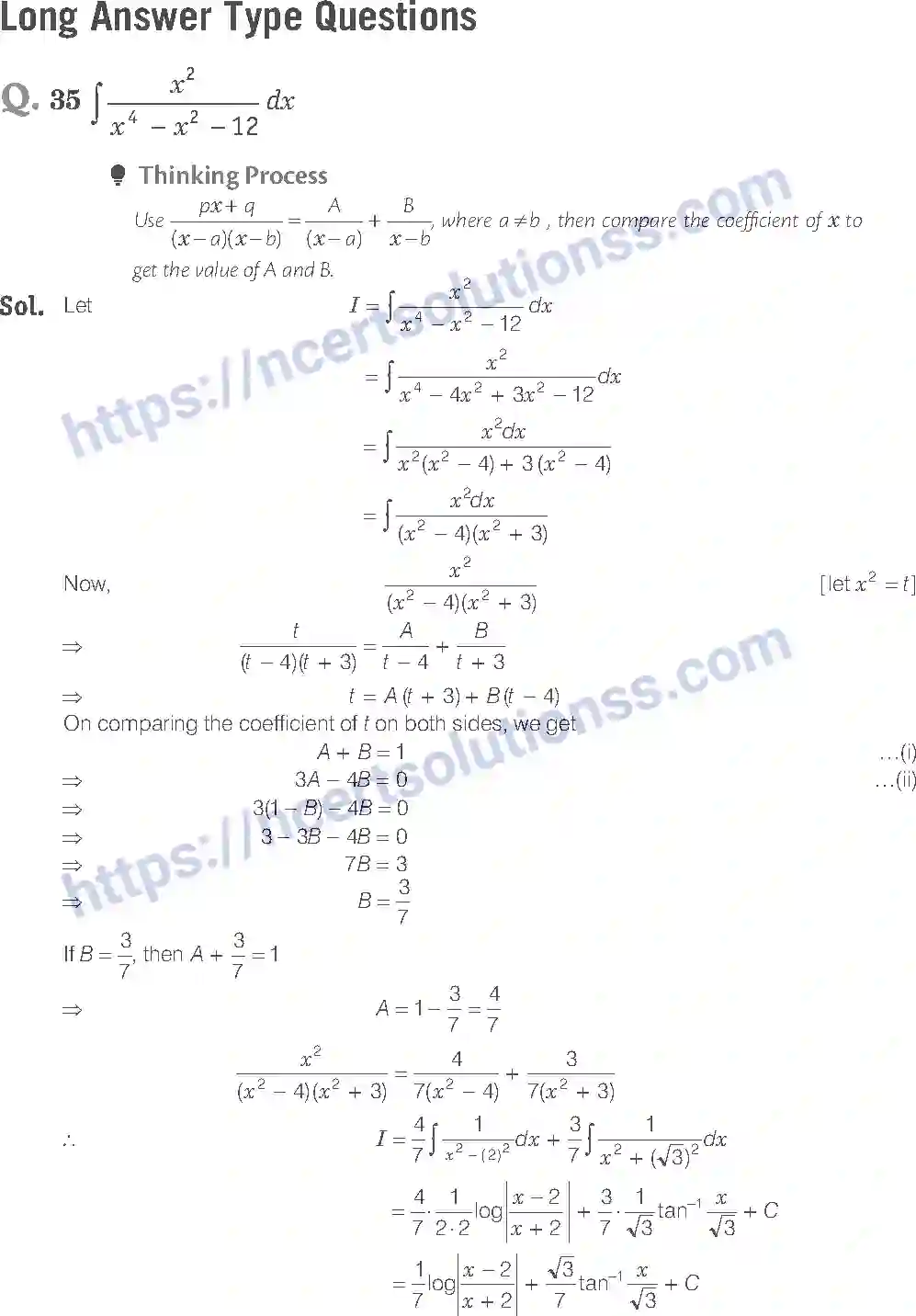 NCERT-Exemplar-Solution-Class-12-Mathematics-Integrals-7-page-16