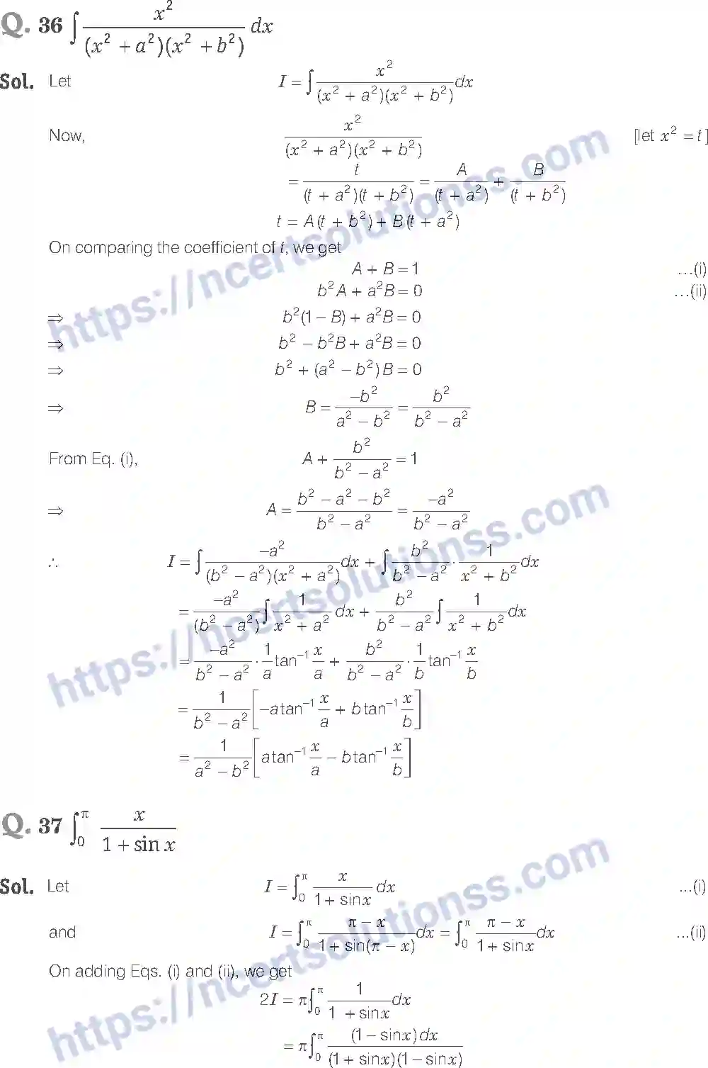 NCERT-Exemplar-Solution-Class-12-Mathematics-Integrals-7-page-17