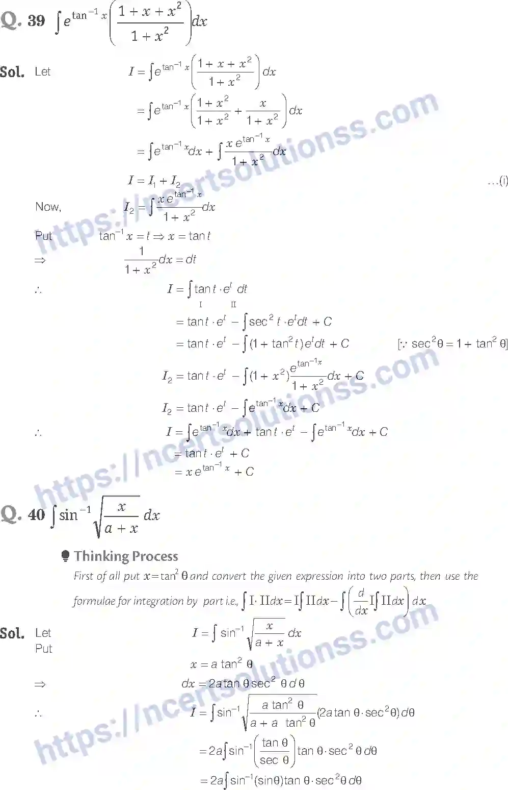 NCERT-Exemplar-Solution-Class-12-Mathematics-Integrals-7-page-19