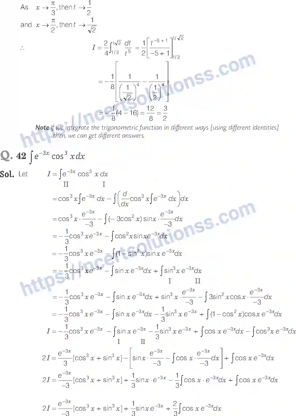 NCERT-Exemplar-Solution-Class-12-Mathematics-Integrals-7-page-21