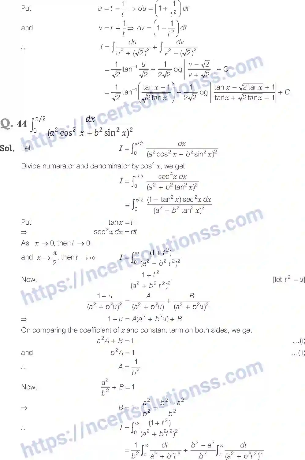 NCERT-Exemplar-Solution-Class-12-Mathematics-Integrals-7-page-23