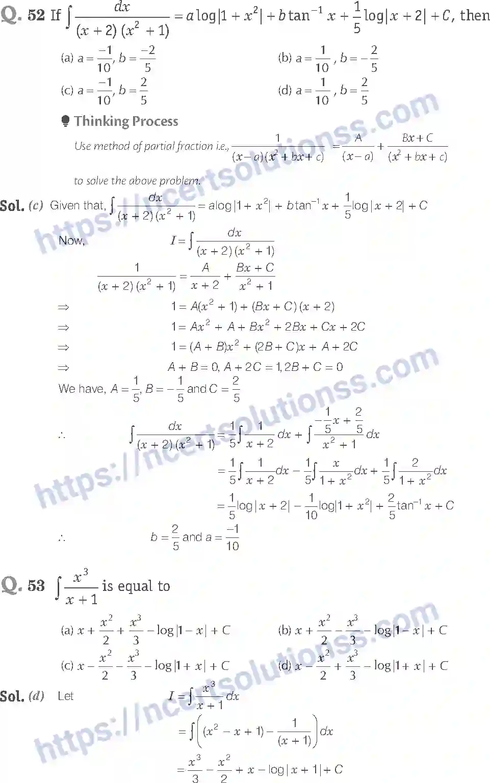 NCERT-Exemplar-Solution-Class-12-Mathematics-Integrals-7-page-29