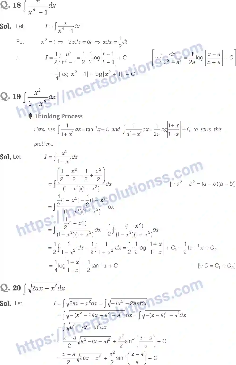 NCERT-Exemplar-Solution-Class-12-Mathematics-Integrals-7-page-8