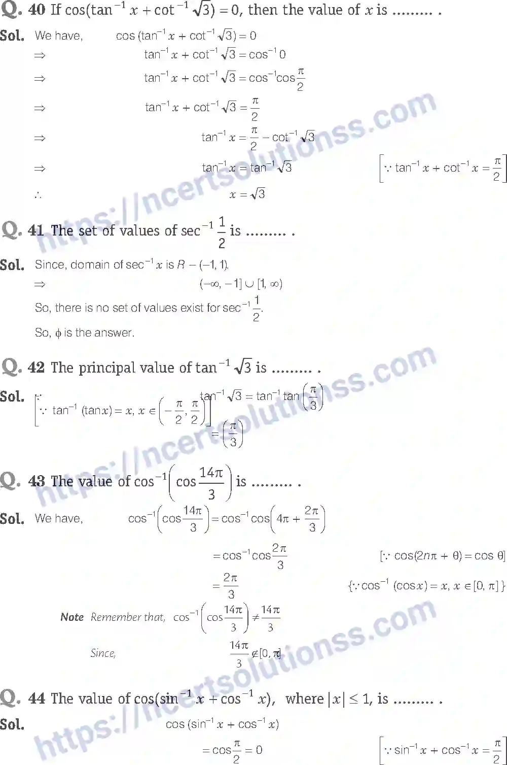 NCERT-Exemplar-Solution-Class-12-Mathematics-Inverse-Trigonometric-Functions-2-page-22