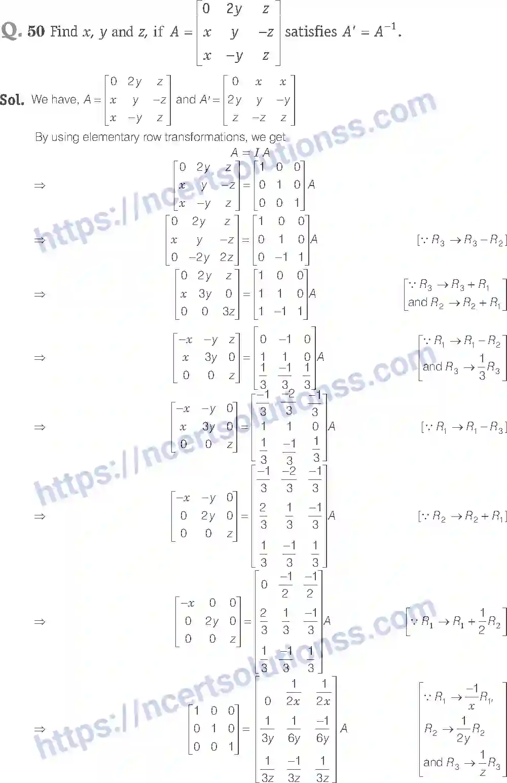NCERT-Exemplar-Solution-Class-12-Mathematics-Matrices-3-page-27