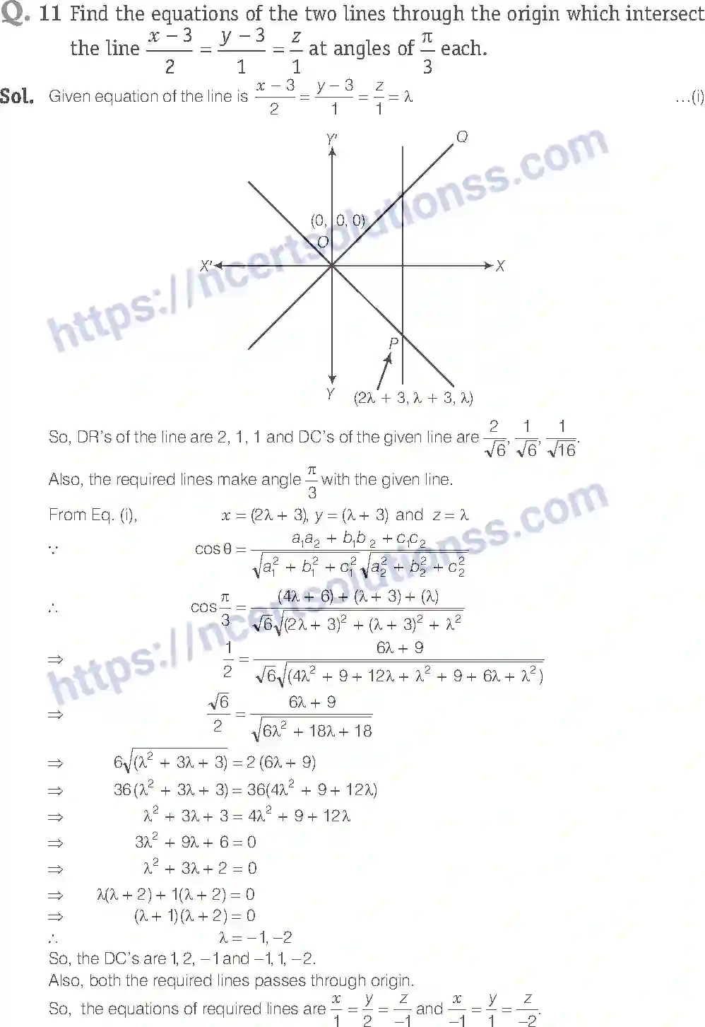 NCERT-Exemplar-Solution-Class-12-Mathematics-Three-Dimensional-Geometry-11-page-7