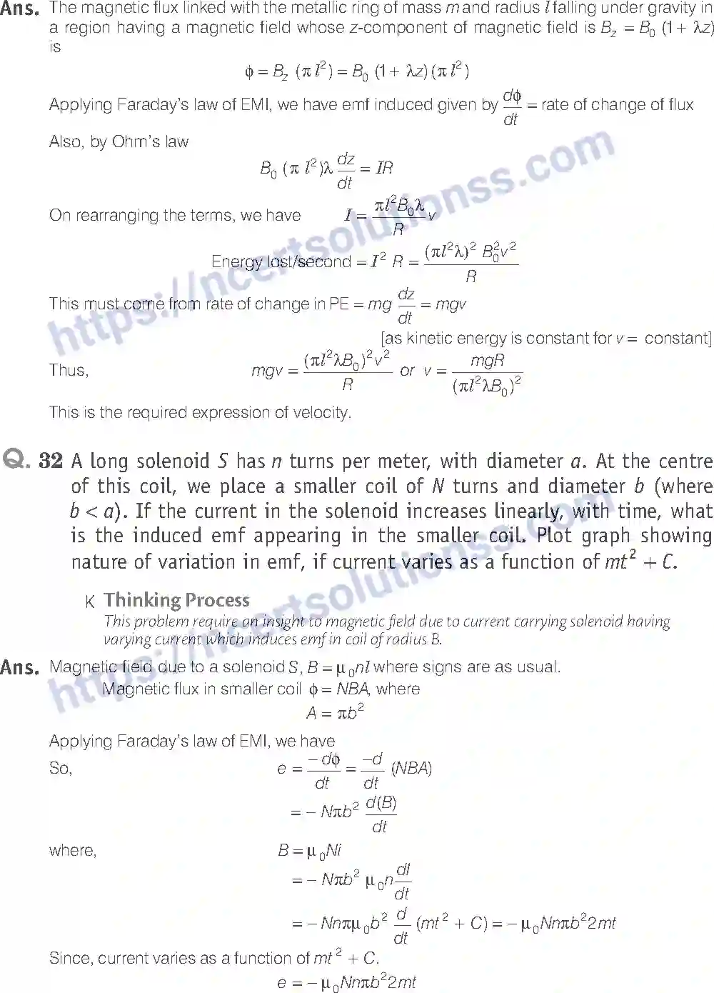 NCERT-Exemplar-Solution-Class-12-Physics-Electromagnetic-Induction-51-page-21
