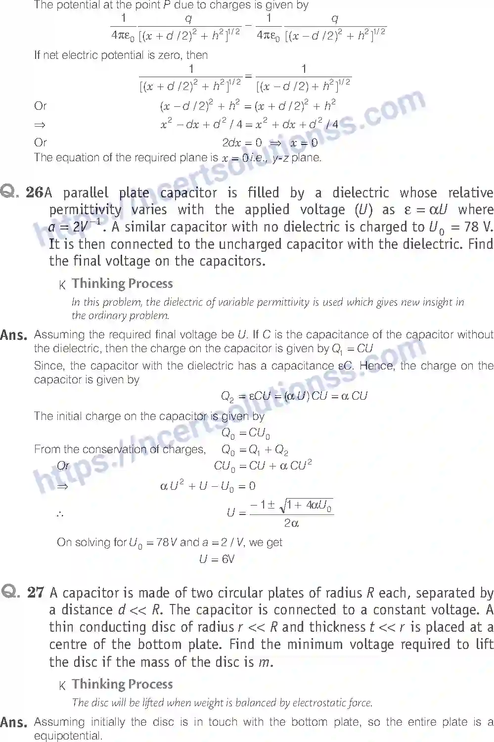 NCERT-Exemplar-Solution-Class-12-Physics-Electrostatic-Potential-and-Capacitance-47-page-13