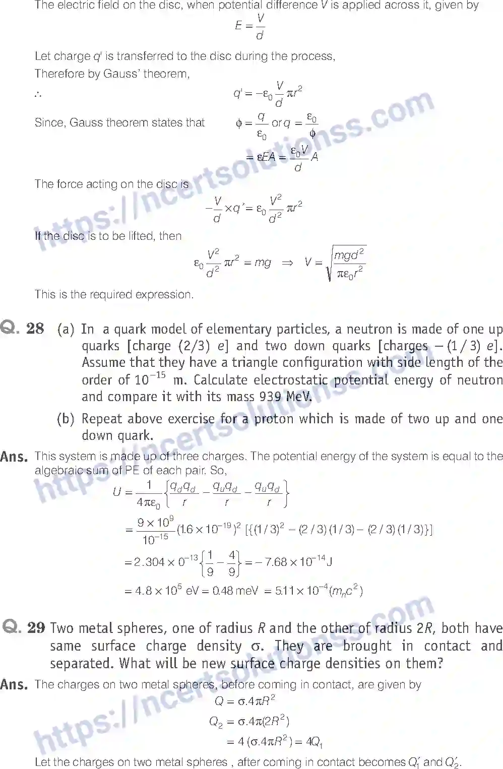 NCERT-Exemplar-Solution-Class-12-Physics-Electrostatic-Potential-and-Capacitance-47-page-14
