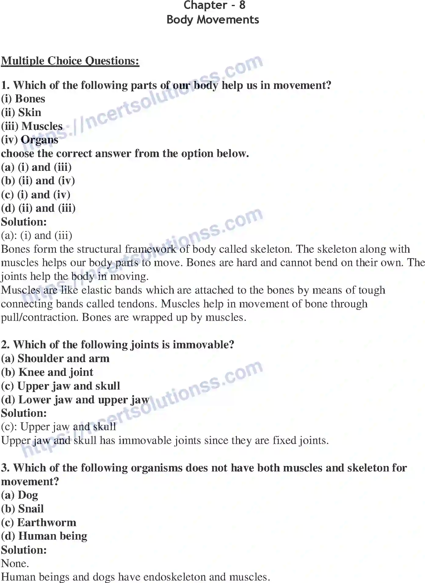 NCERT-Exemplar-Solution-Class-6-Science-Body-Movements-262-page-1
