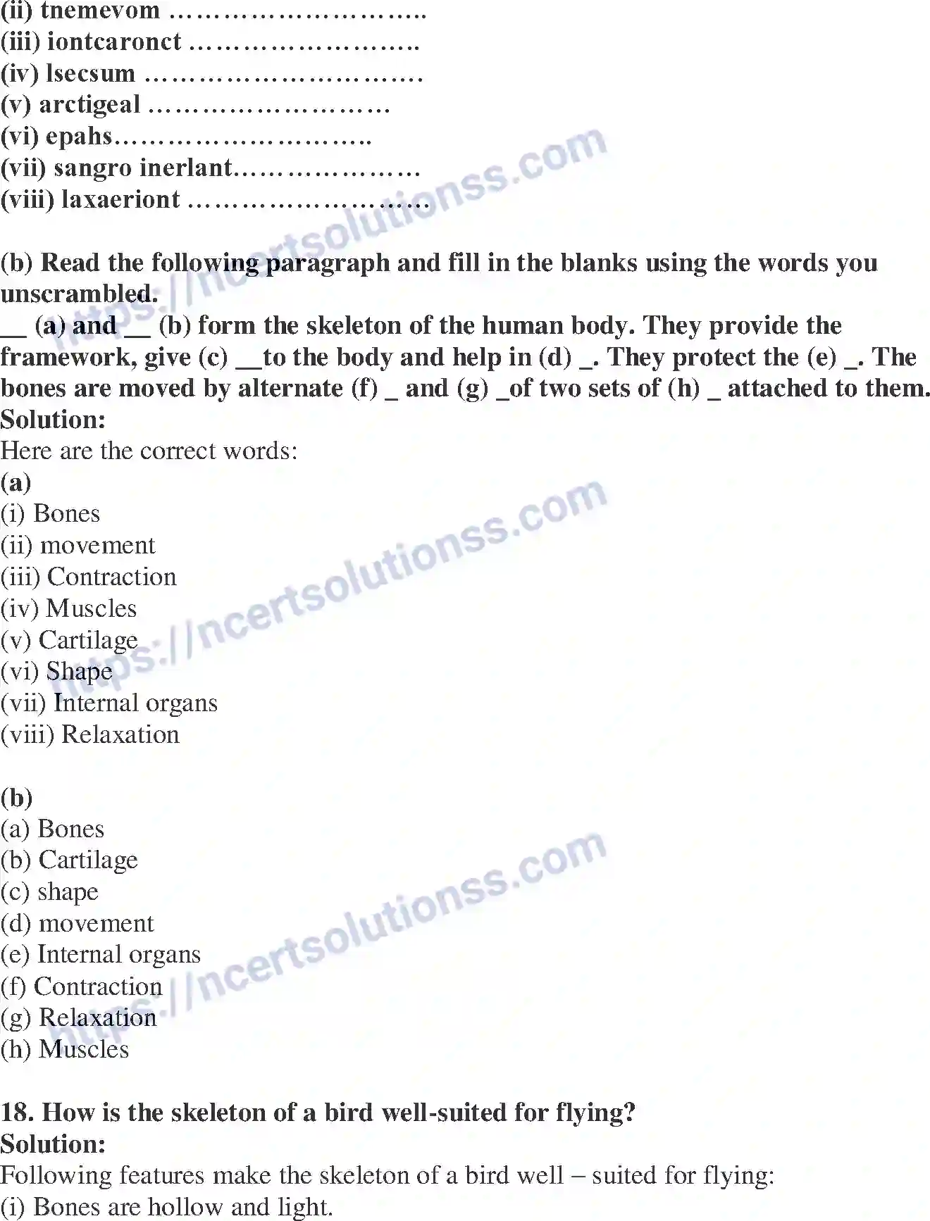 NCERT-Exemplar-Solution-Class-6-Science-Body-Movements-262-page-6