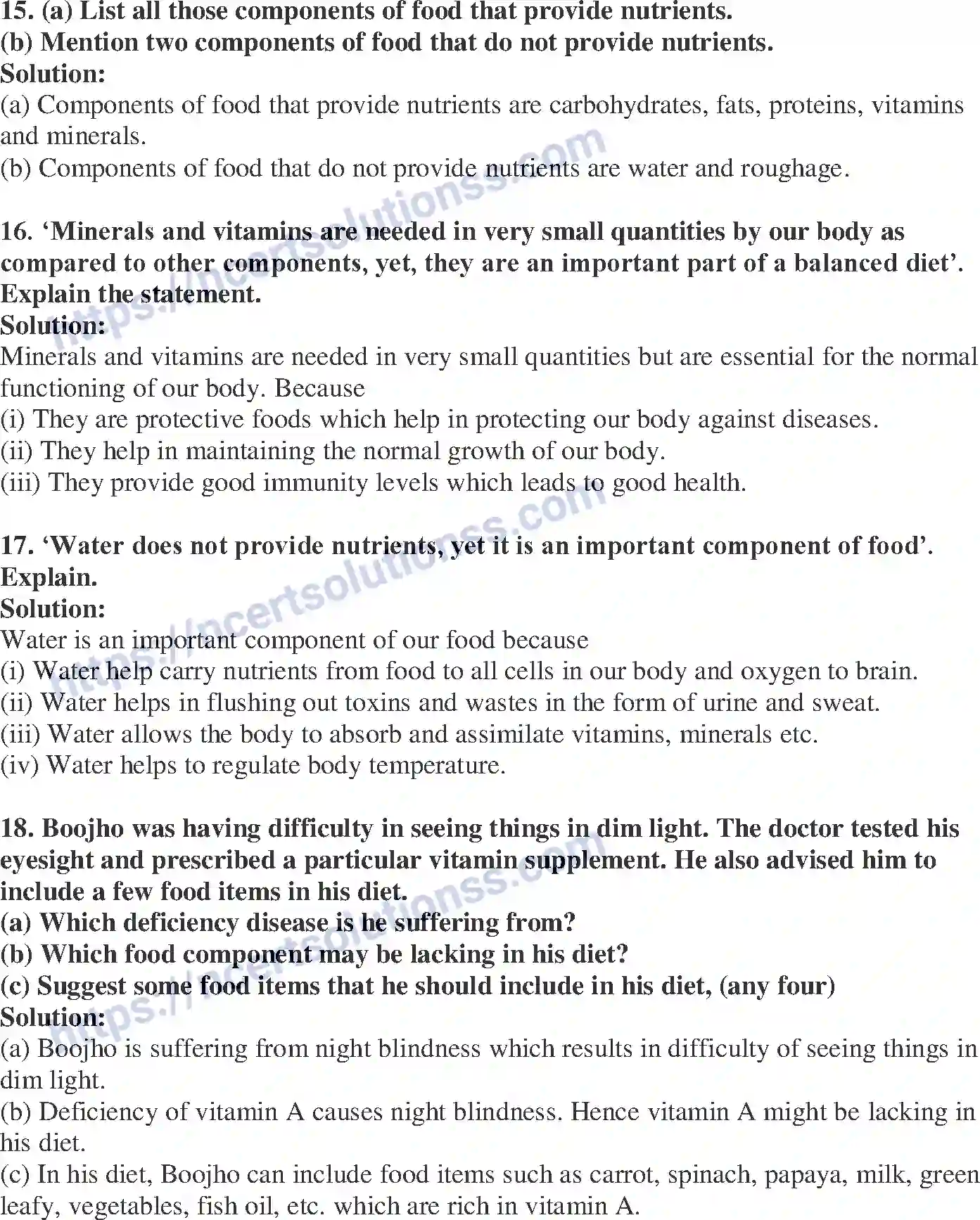 NCERT-Exemplar-Solution-Class-6-Science-Components-of-Food-256-page-6