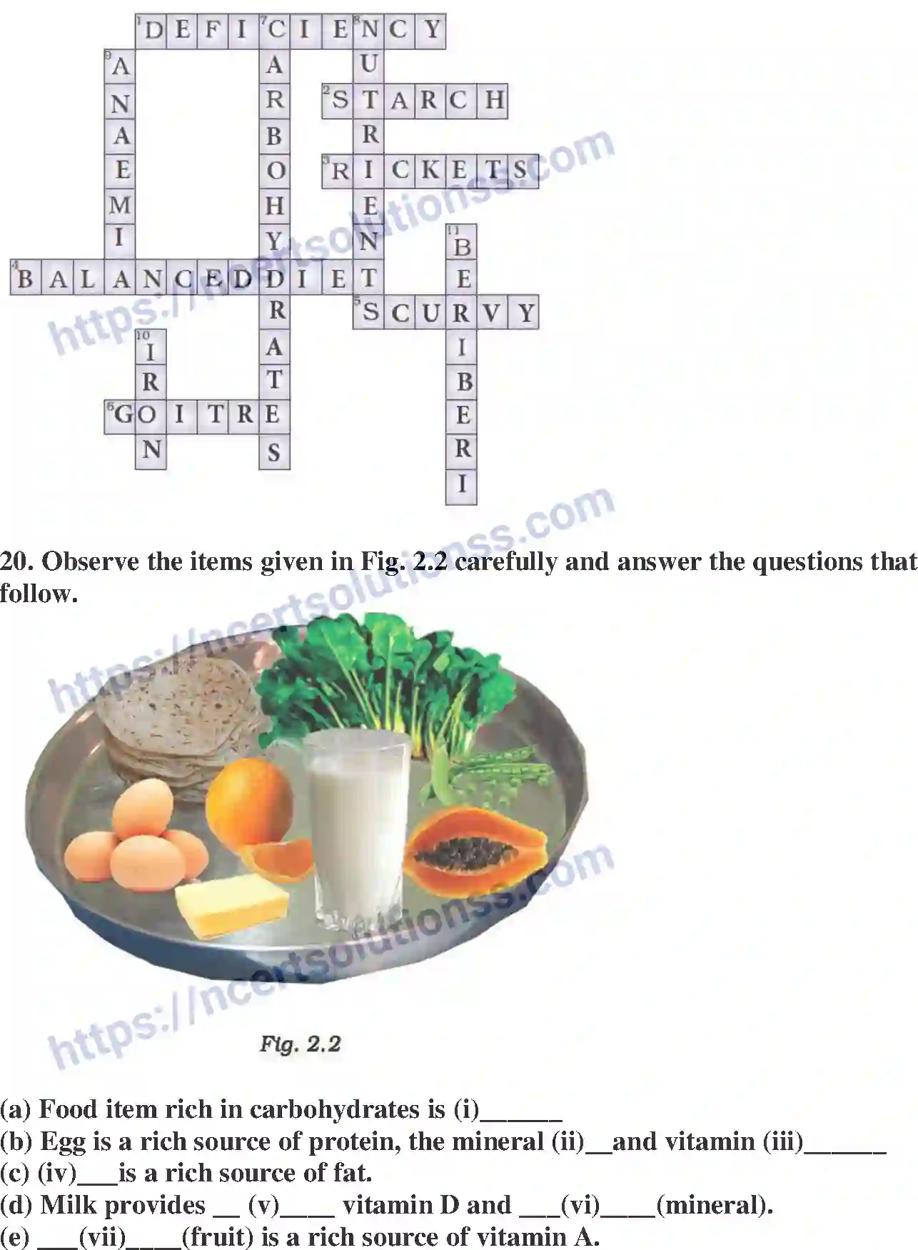 NCERT-Exemplar-Solution-Class-6-Science-Components-of-Food-256-page-8