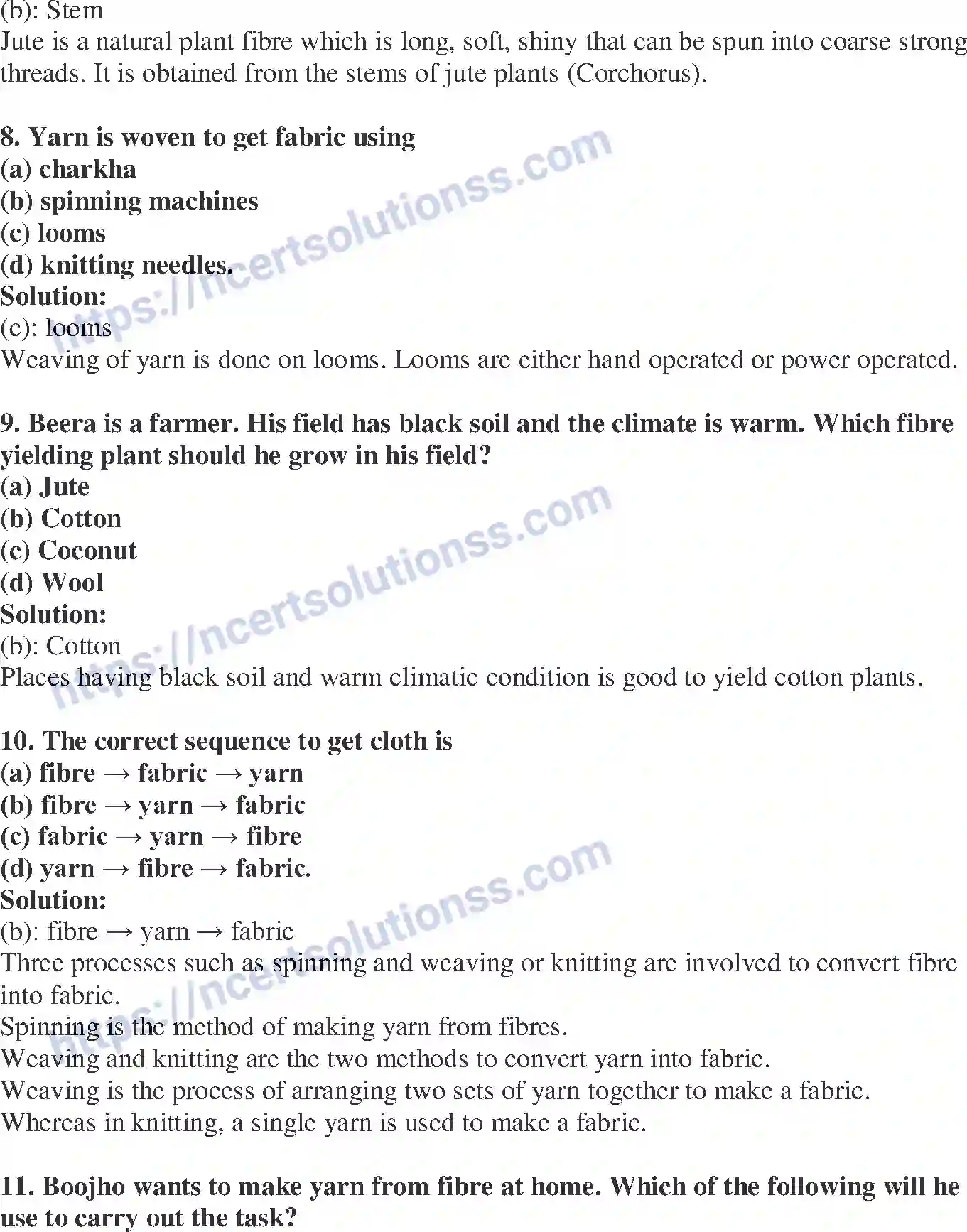 NCERT-Exemplar-Solution-Class-6-Science-Fibre-to-Fabric-257-page-3