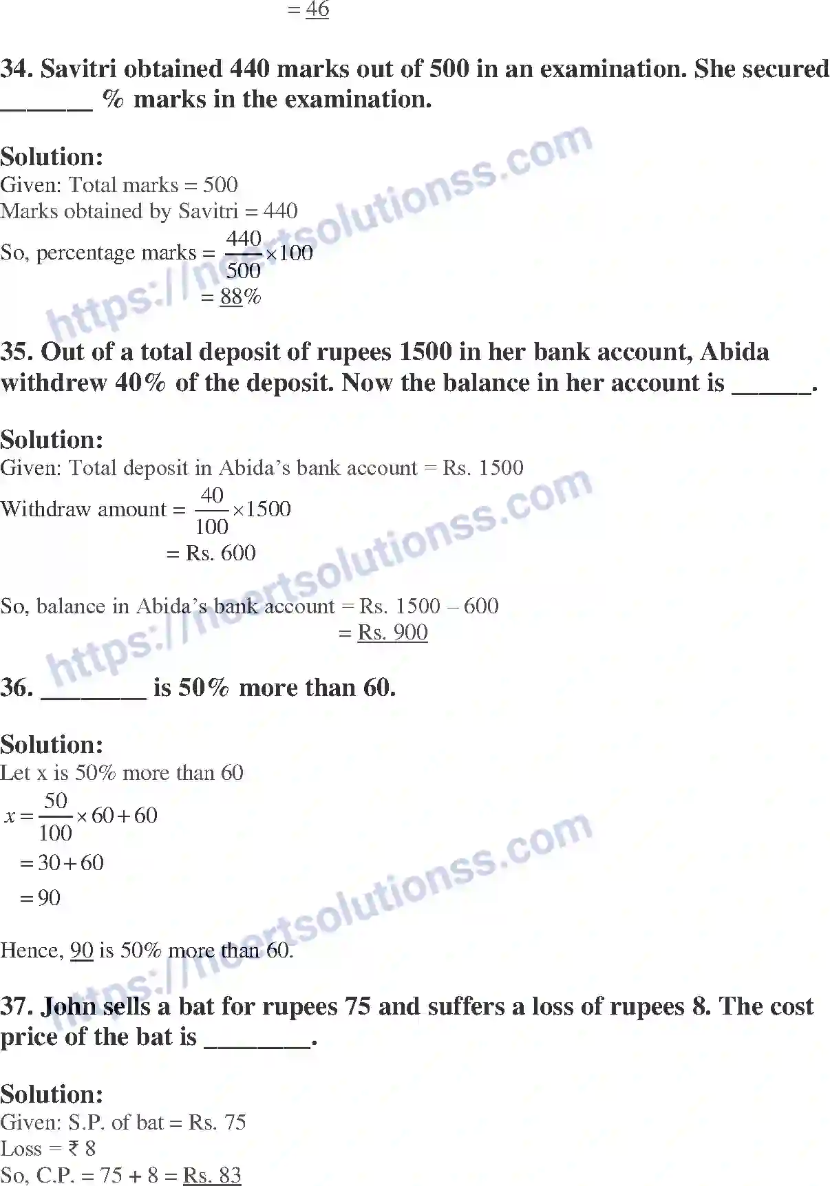 NCERT-Exemplar-Solution-Class-7-Mathematics-Comparing-Quantities-222-page-12