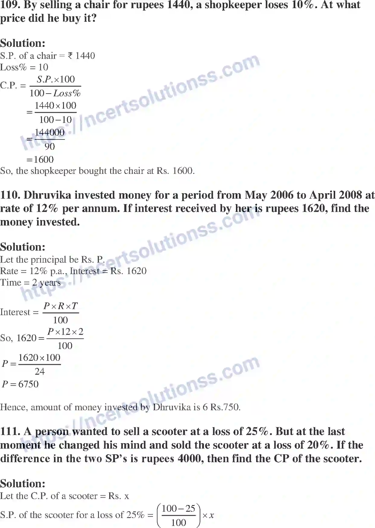 NCERT-Exemplar-Solution-Class-7-Mathematics-Comparing-Quantities-222-page-38