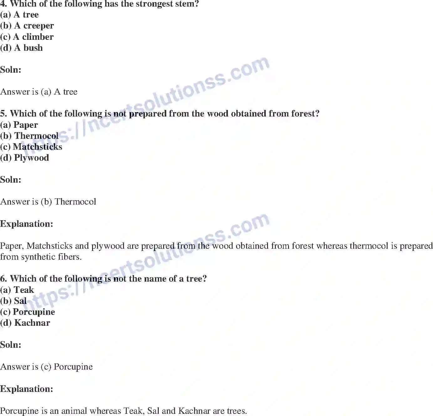 NCERT-Exemplar-Solution-Class-7-Science-Forests-Our-Lifeline-244-page-2