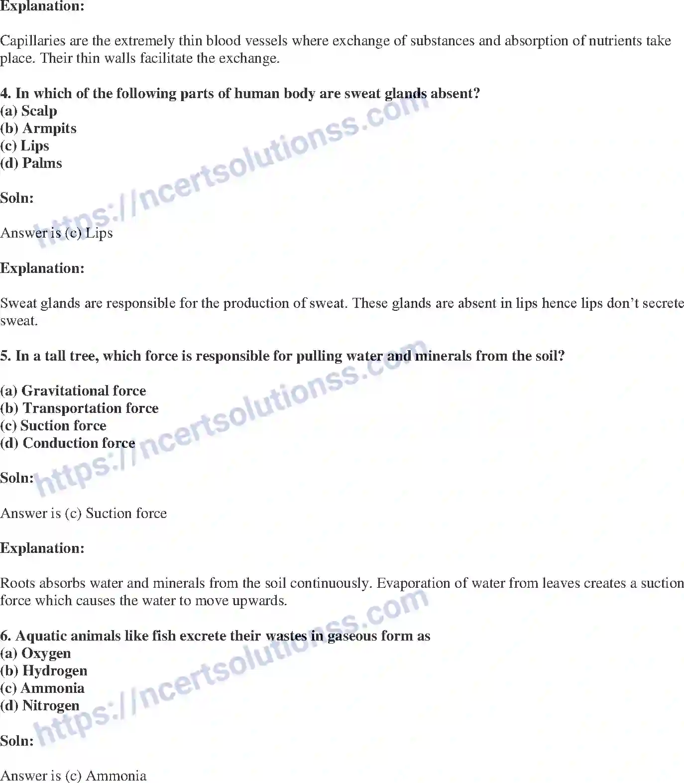 NCERT-Exemplar-Solution-Class-7-Science-Transportation-in-Animals-and-Plants-238-page-2