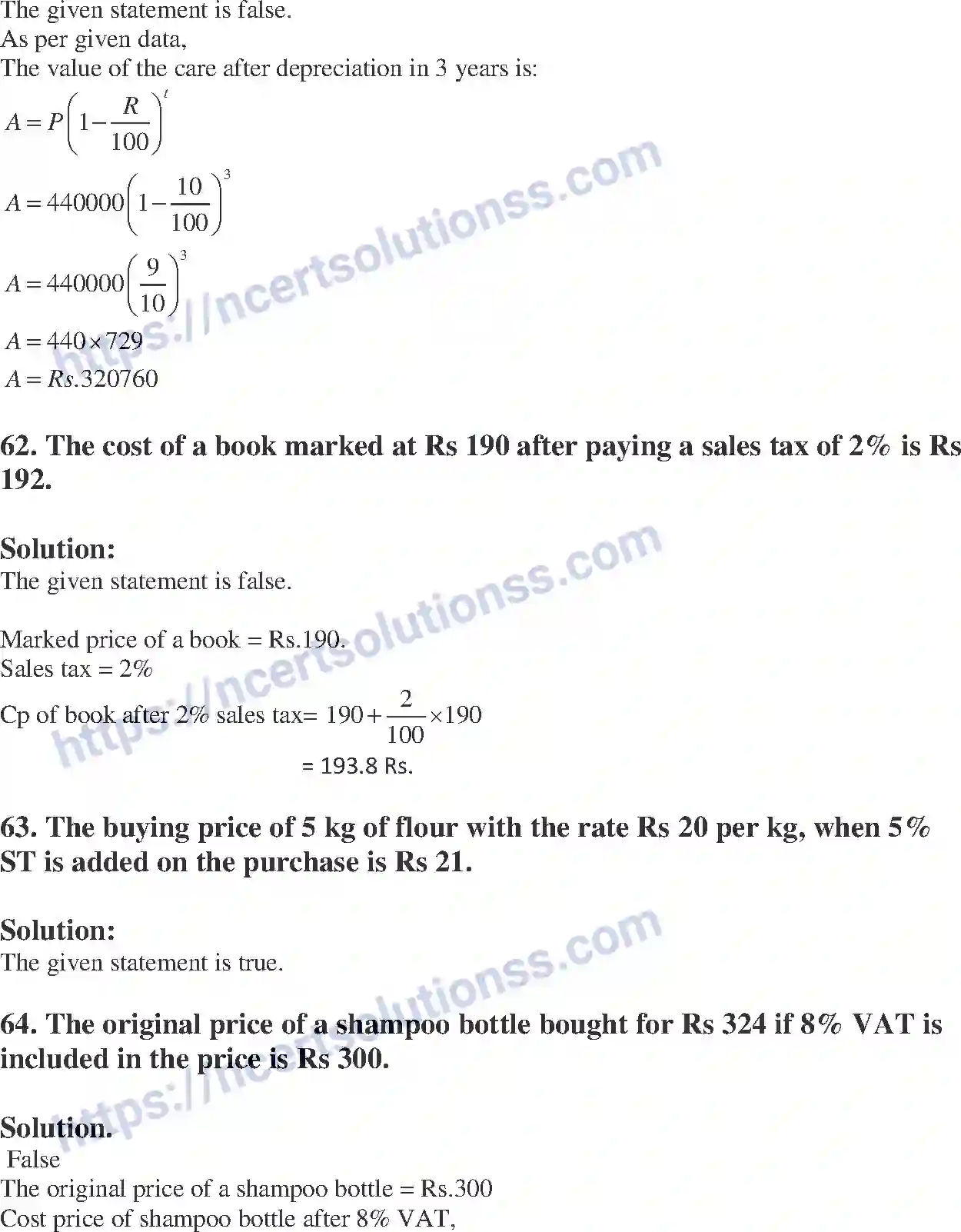 NCERT-Exemplar-Solution-Class-8-Mathematics-Comparing-Quantities-193-page-20