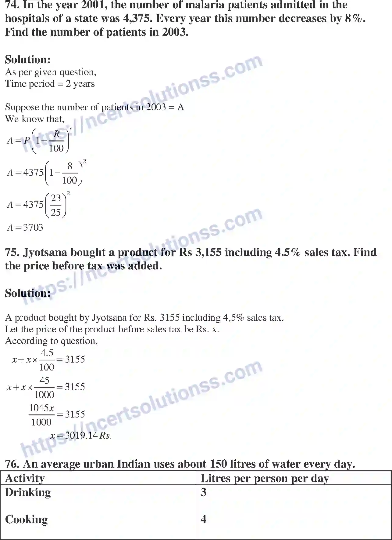NCERT-Exemplar-Solution-Class-8-Mathematics-Comparing-Quantities-193-page-26