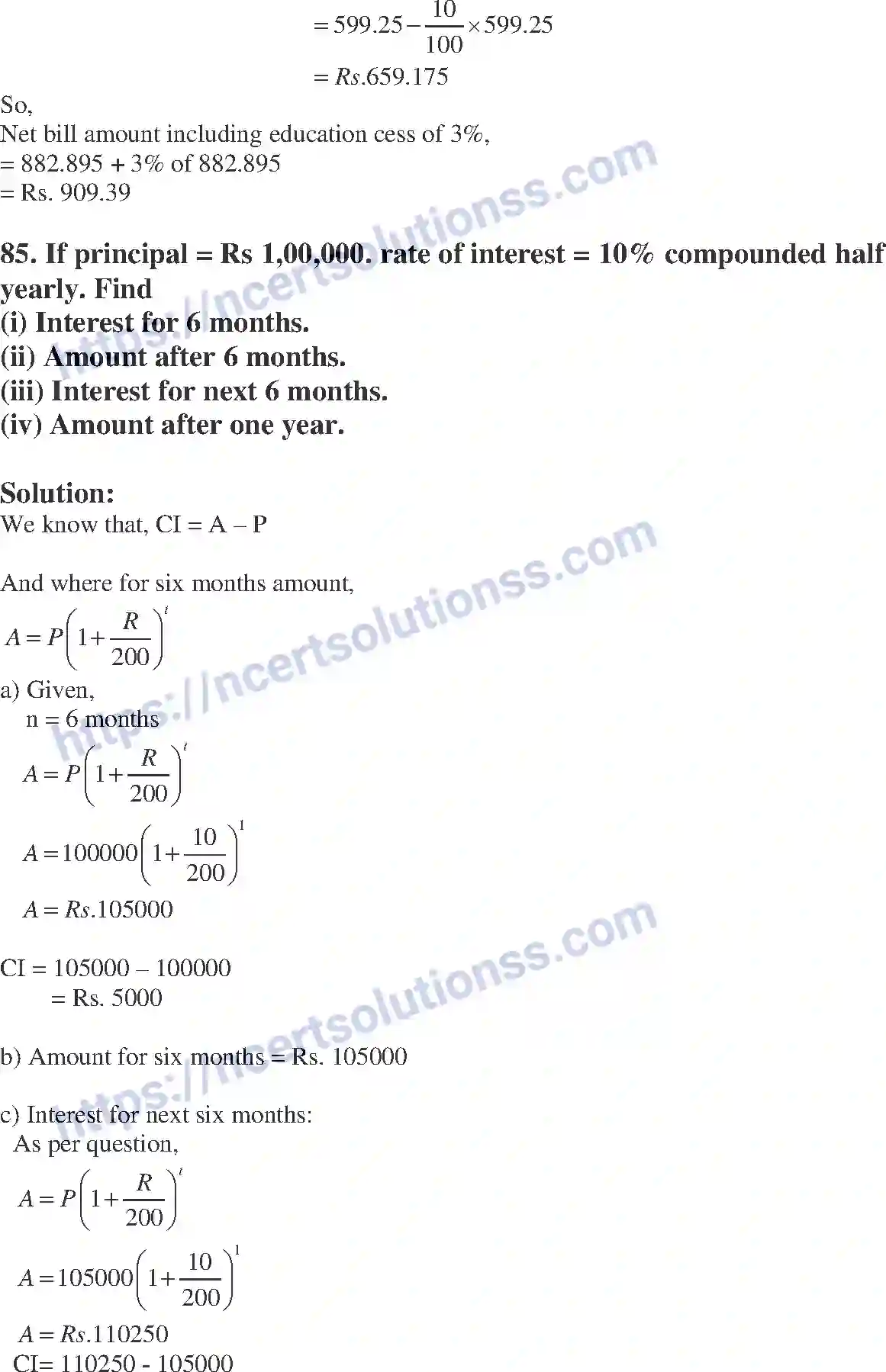 NCERT-Exemplar-Solution-Class-8-Mathematics-Comparing-Quantities-193-page-33