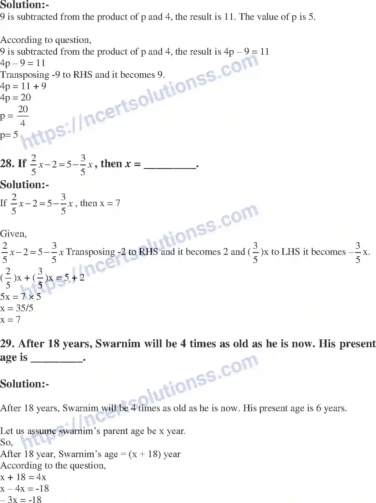 NCERT-Exemplar-Solution-Class-8-Mathematics-Linear-Equation-in-one-Variable-188-page-11