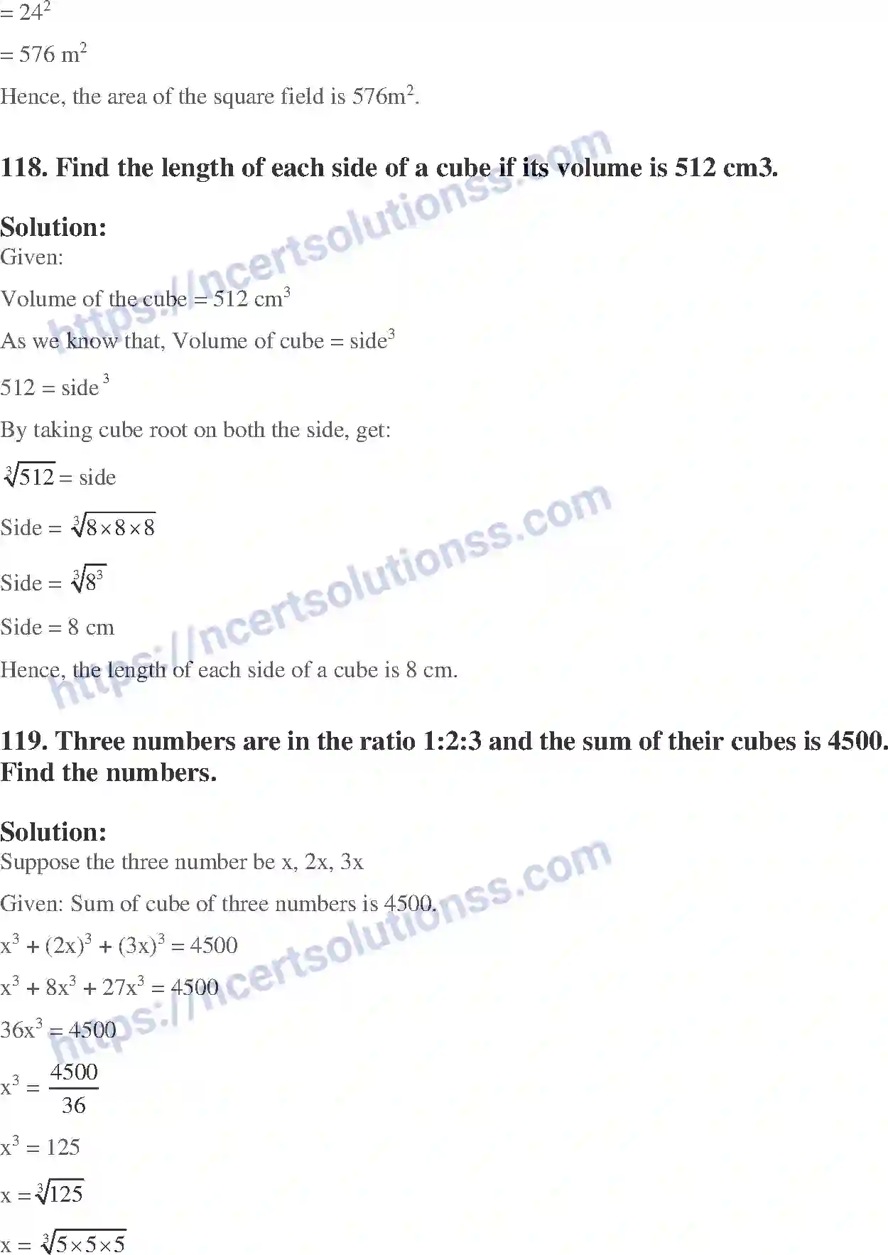 NCERT-Exemplar-Solution-Class-8-Mathematics-Square-Square-Root-and-Cube-Cube-Root-187-page-40