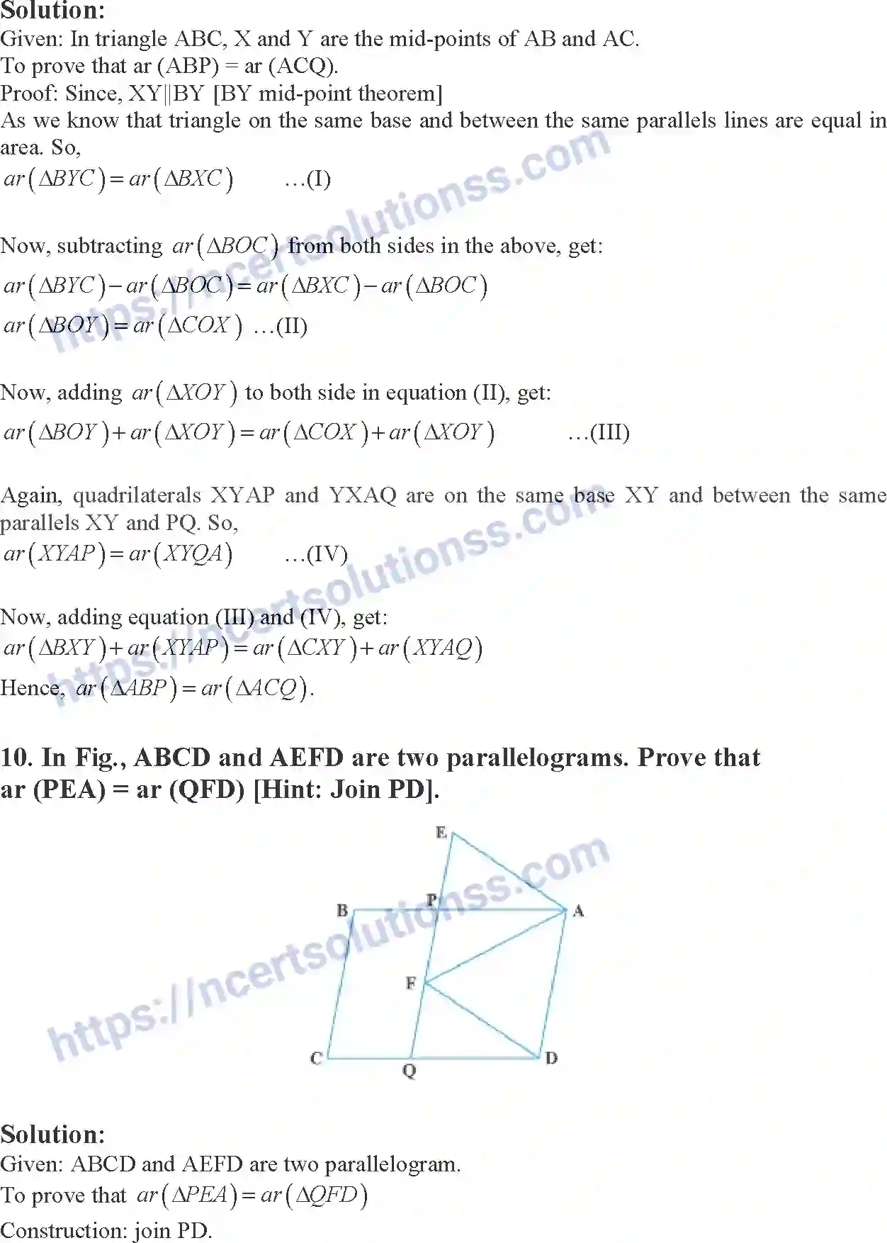 NCERT-Exemplar-Solution-Class-9-Mathematics-Areas-of-Parallelograms-and-Triangles-164-page-24