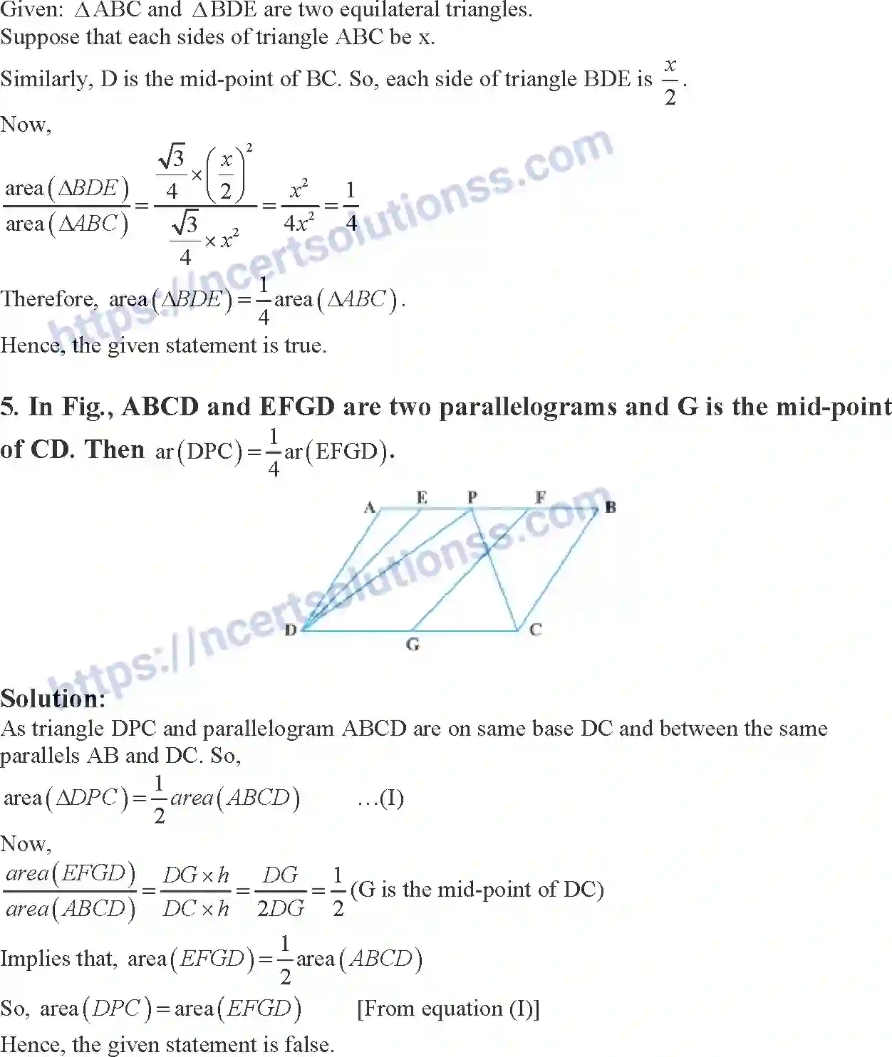 NCERT-Exemplar-Solution-Class-9-Mathematics-Areas-of-Parallelograms-and-Triangles-164-page-9