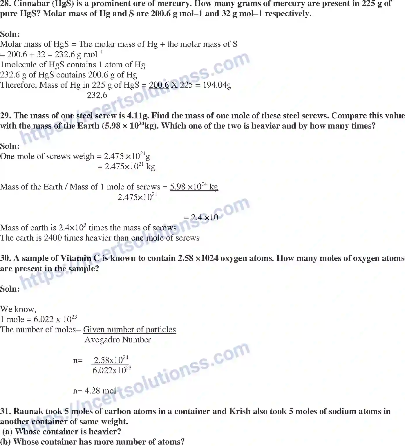 NCERT-Exemplar-Solution-Class-9-Science-Atoms-and-Molecules-172-page-12