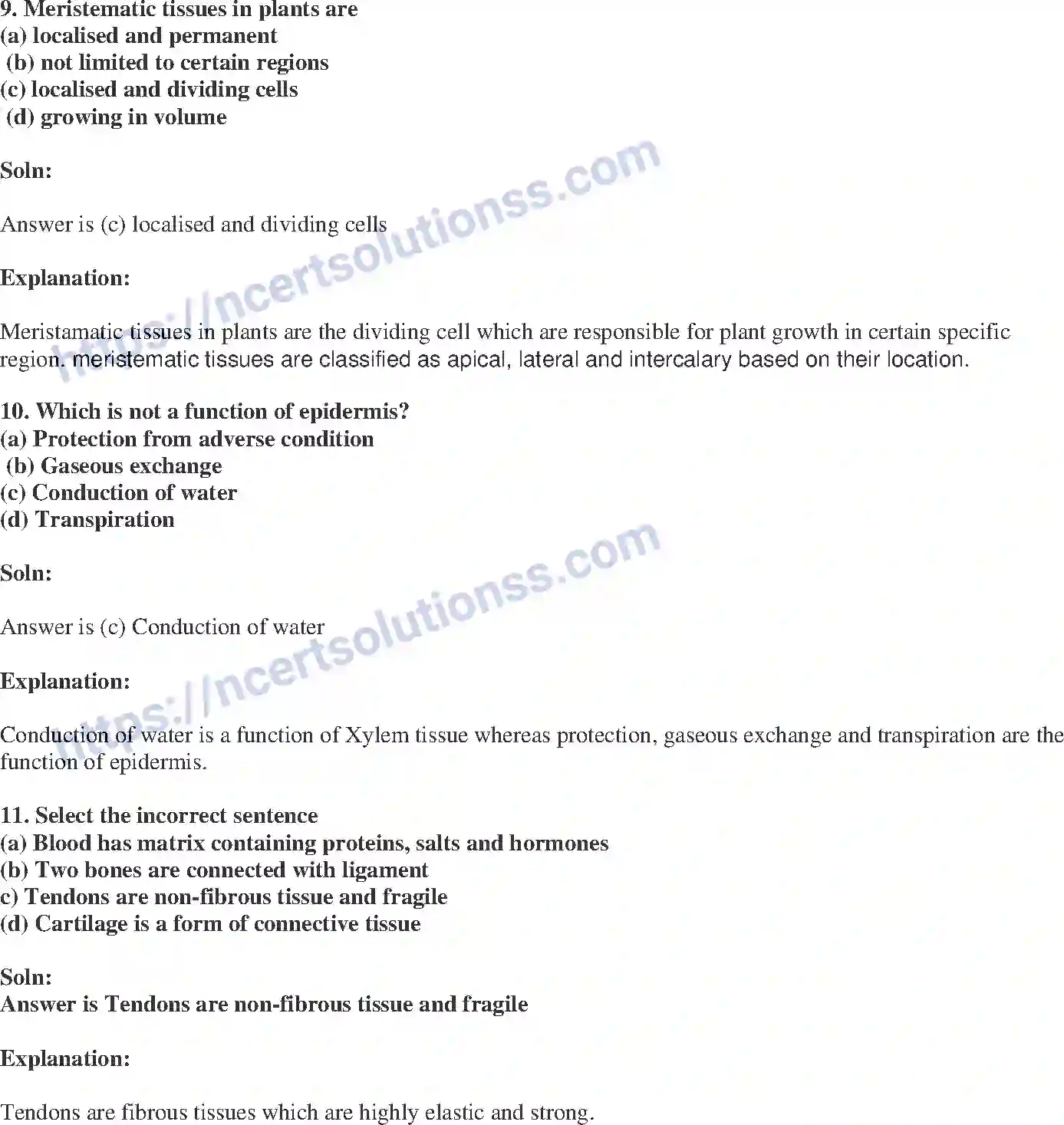 NCERT-Exemplar-Solution-Class-9-Science-Tissues-175-page-4
