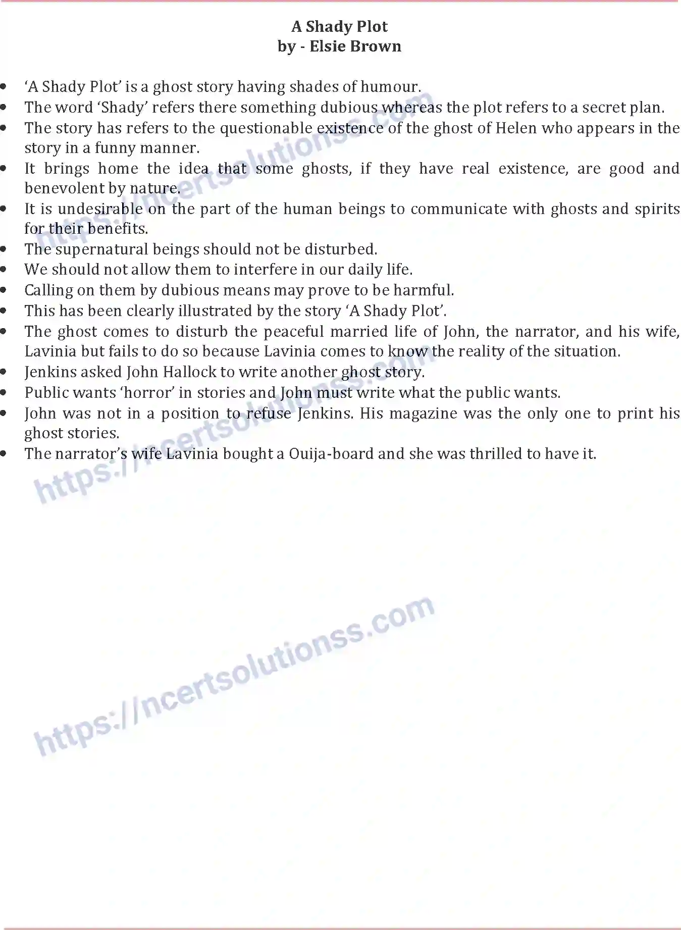 NCERT-Notes-Class-10-English-Communicative-A-Shady-Plot-510-page-1