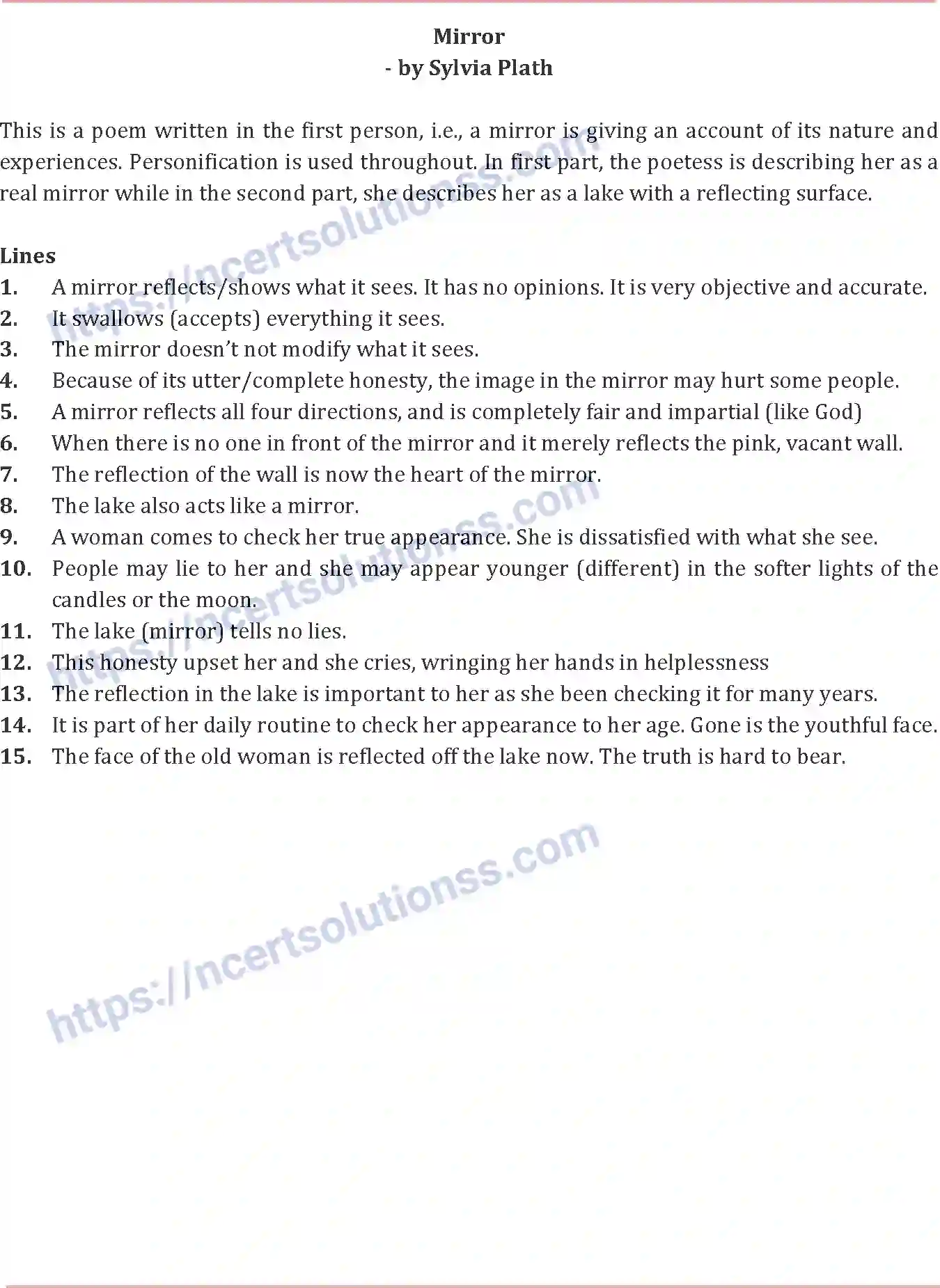 NCERT-Notes-Class-10-English-Communicative-Mirror-516-page-1