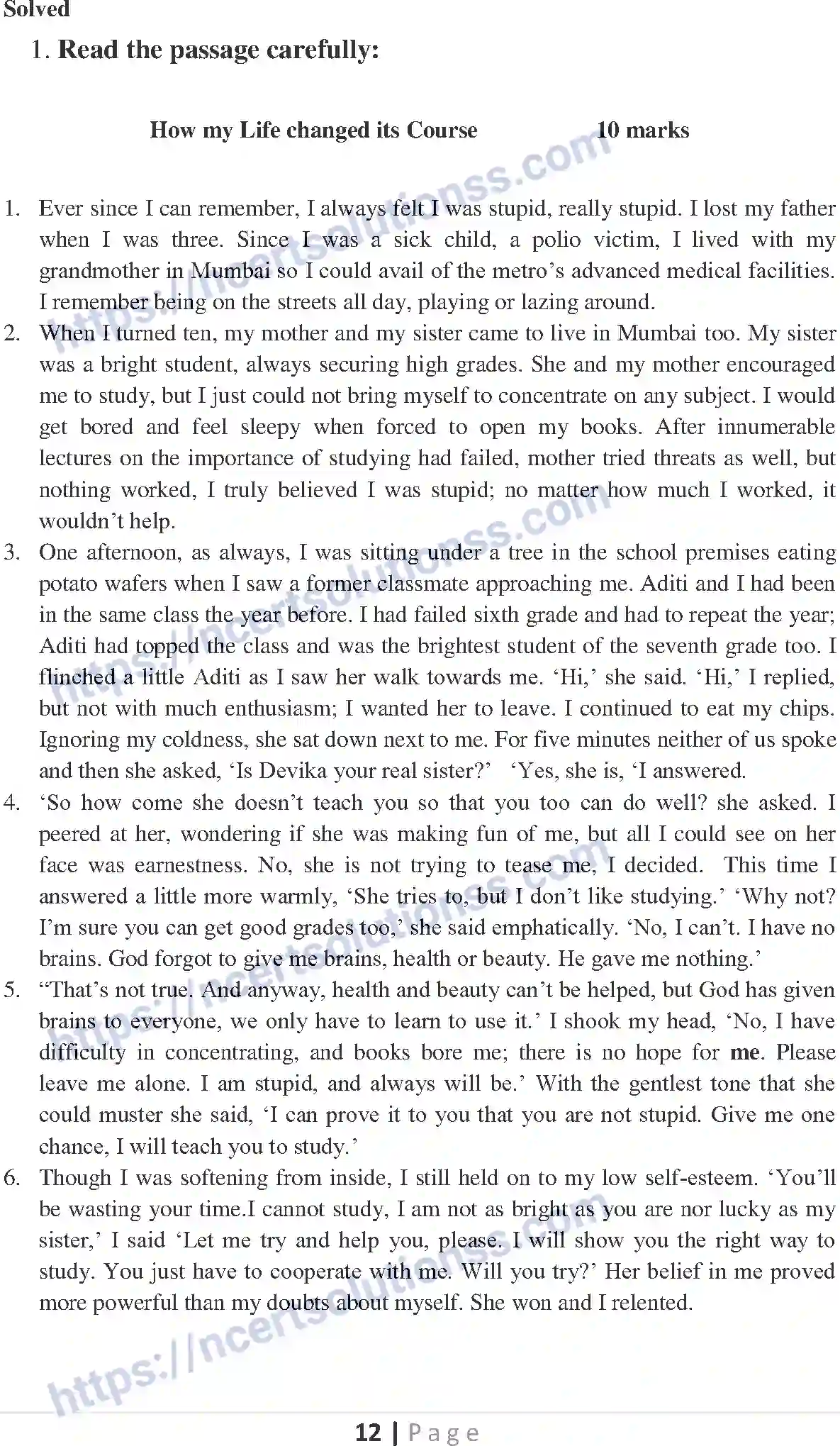 NCERT-Notes-Class-10-English-Communicative-Reading-SA-1-526-page-1