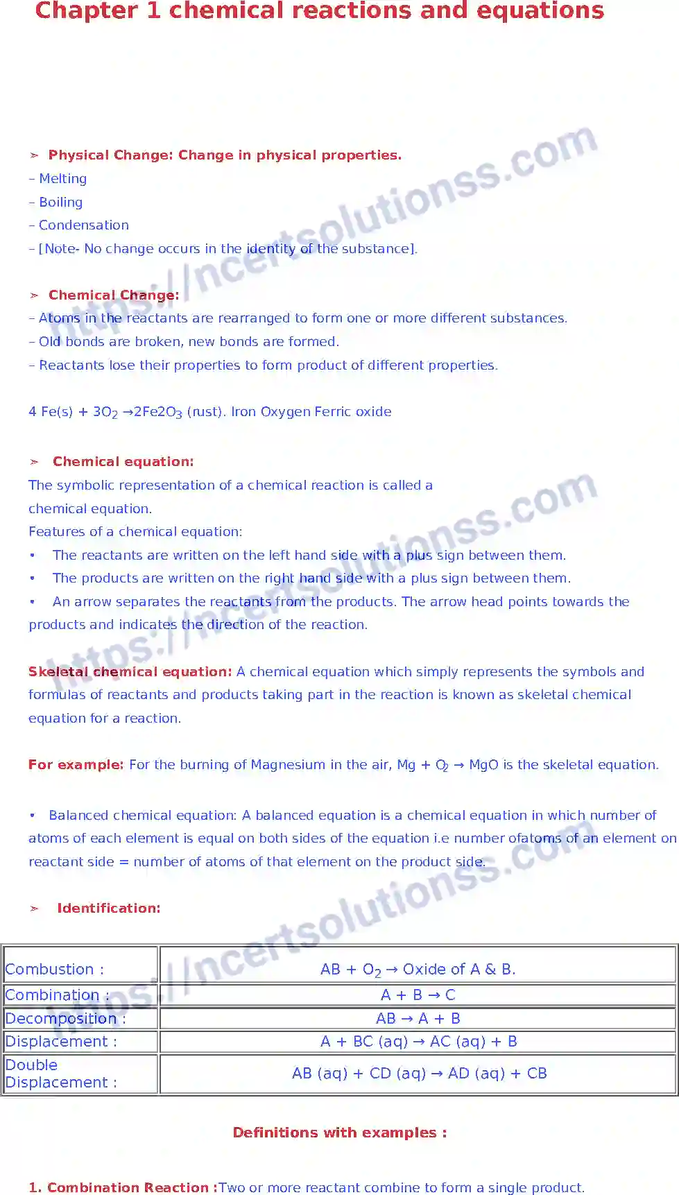 NCERT-Notes-Class-10-Science-Chemical-Reactions-and-Equations-492-page-1