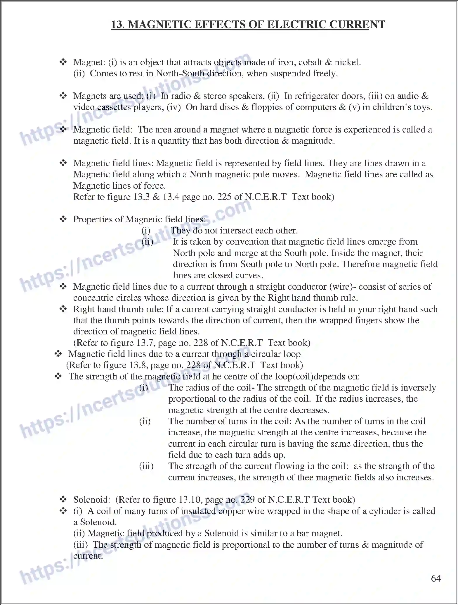 NCERT-Notes-Class-10-Science-Magnetic-Effects-of-Electric-Current-504-page-1