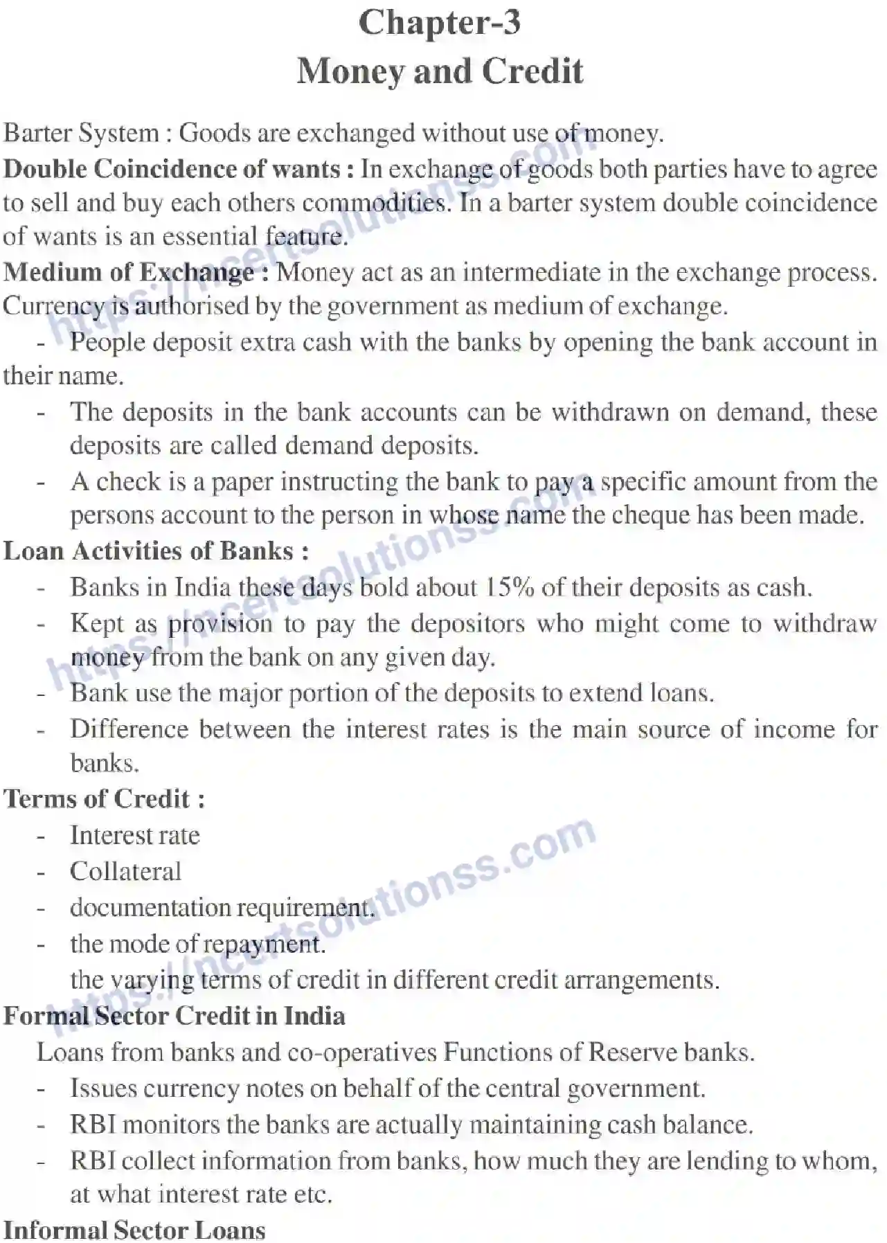NCERT-Notes-Class-10-Social-Science-Money-and-Credit-551-page-1