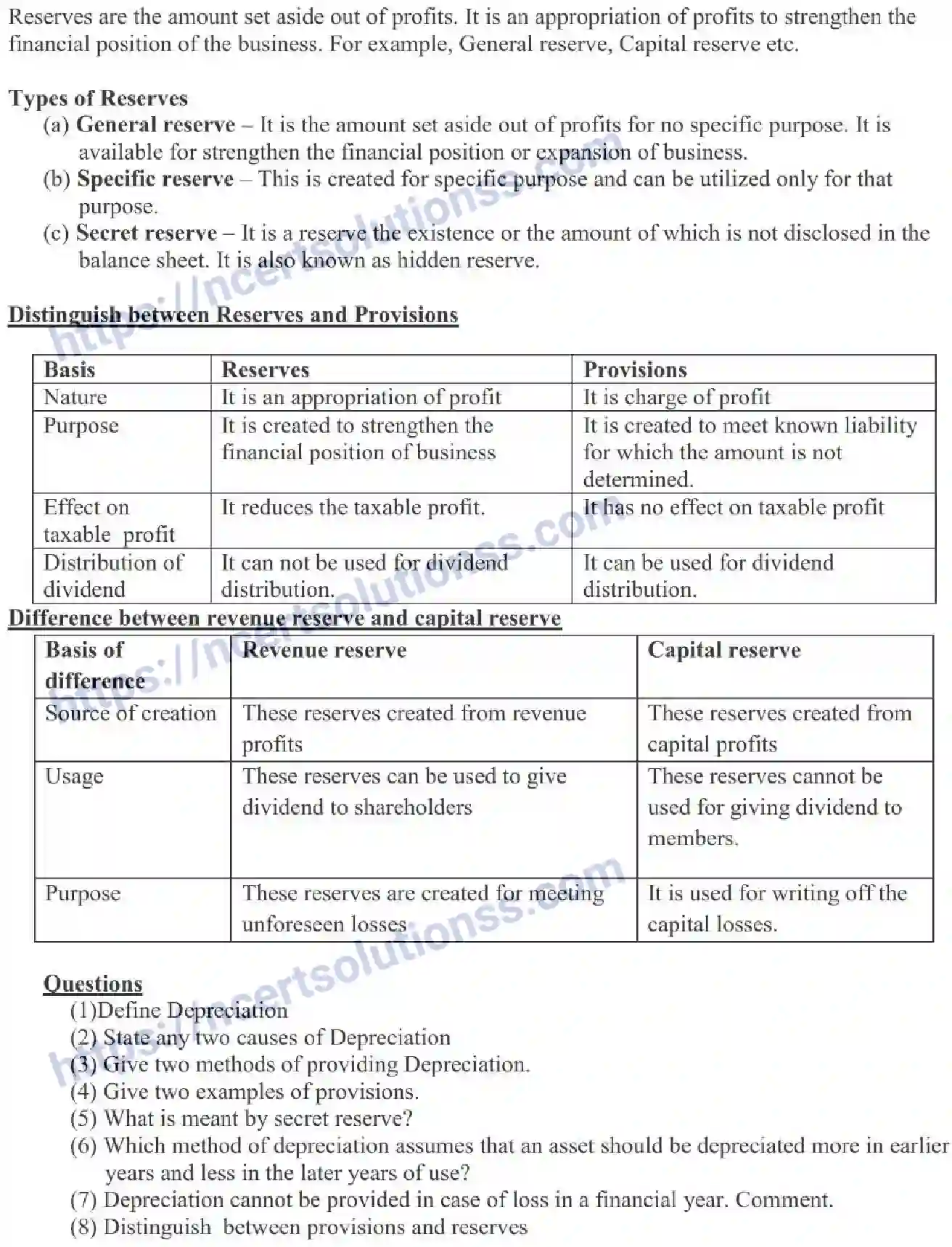 NCERT-Notes-Class-11-Accountancy-Depreciation-Provisions-and-Reserves-321-page-16
